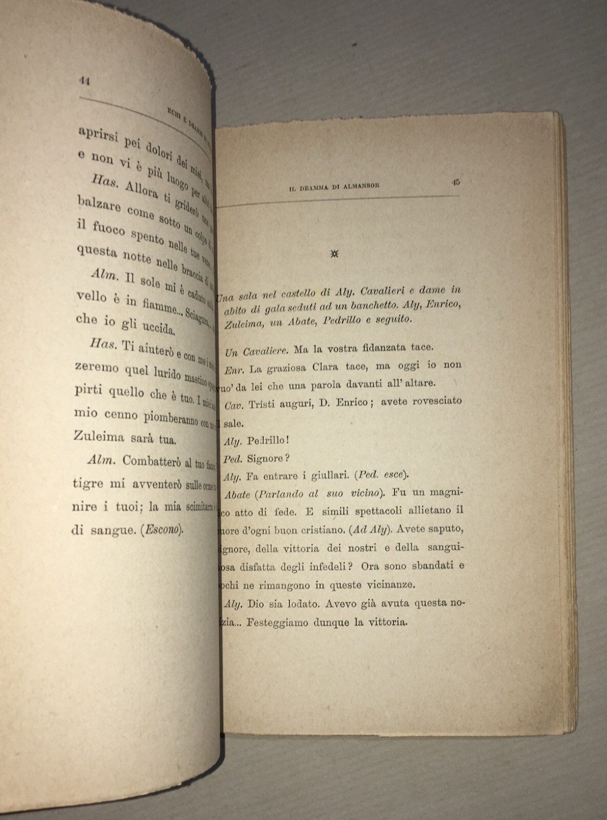 Heine   Echi E Drammi   La Leggenda Lorenza   Sicilia   Rusconi   1885