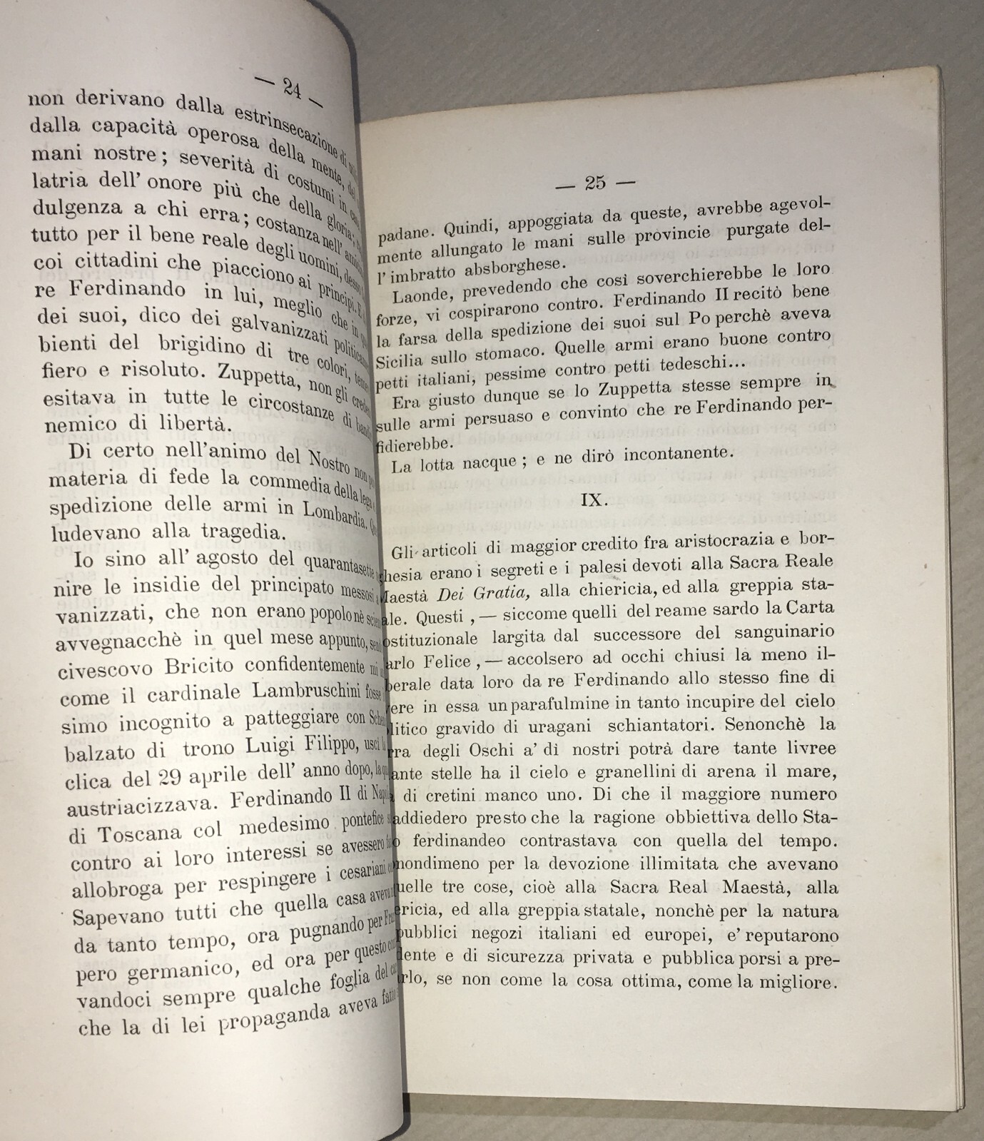Risorgimento, Politica, Garibaldi, Puglia: Luigi Zuppetta (Perocco)   Antica Edizione