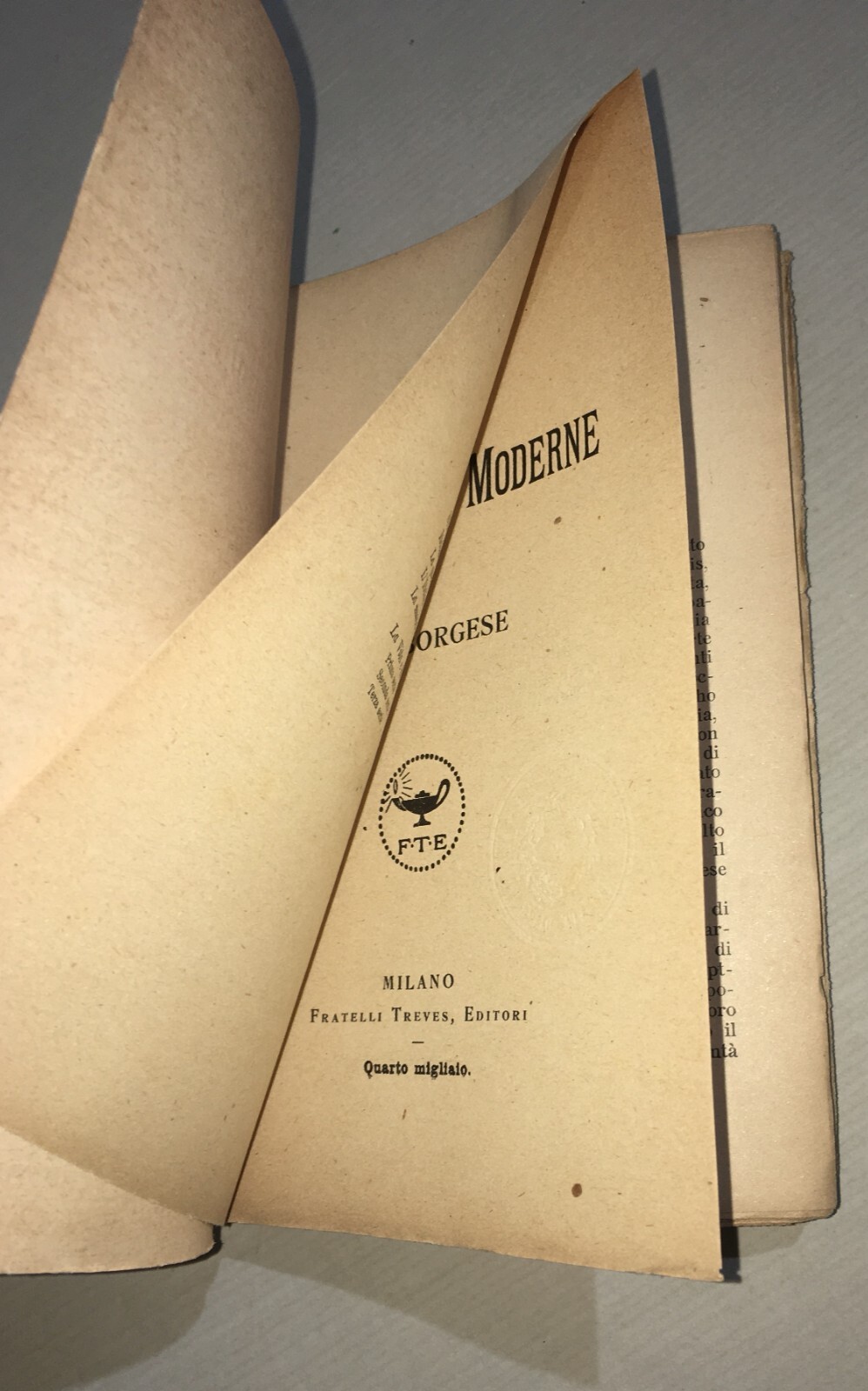 Letterature Moderne: De Sanctis, Manzoni, Palazzeschi, Claudel, Metastasio, Borgese