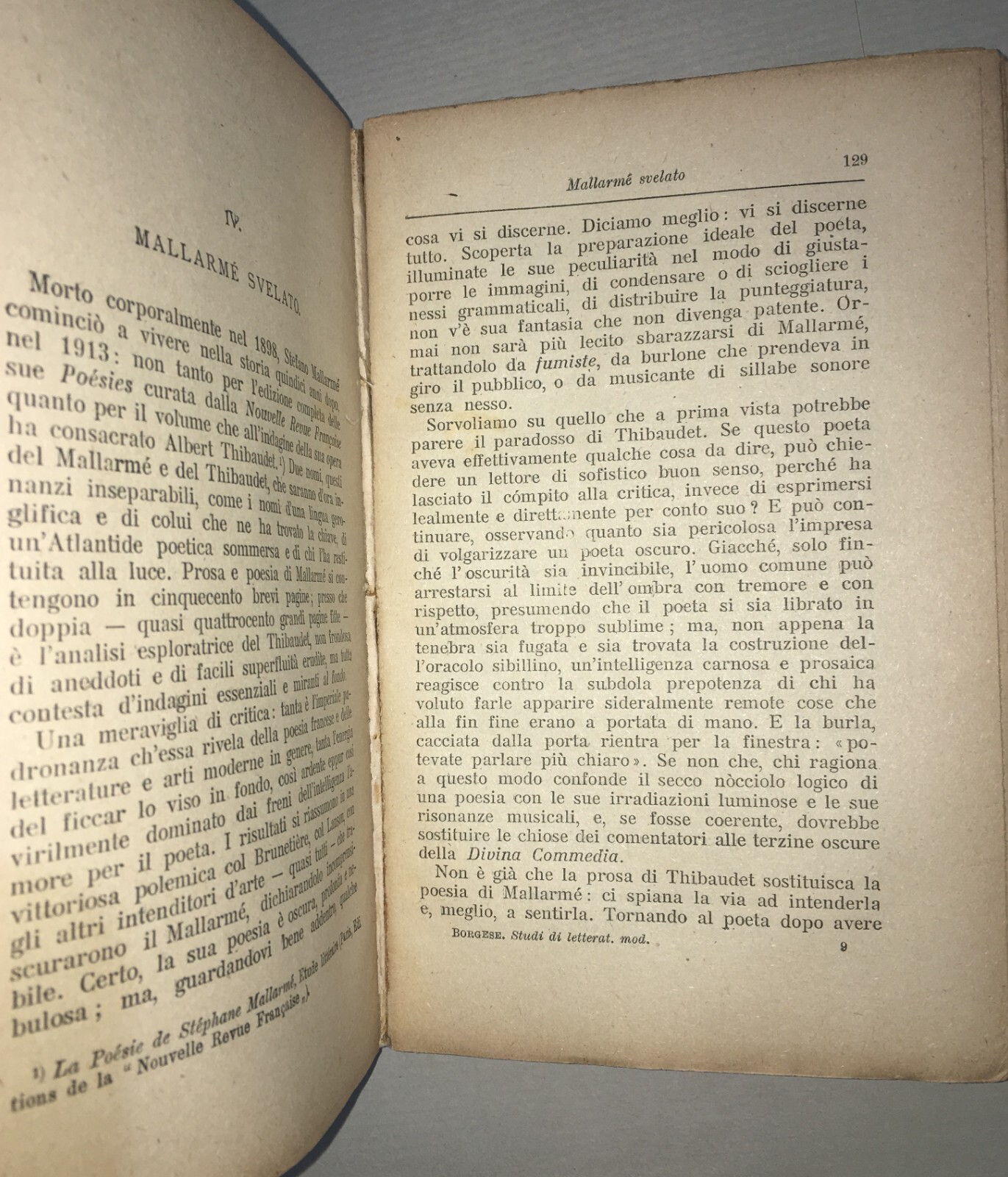 Letterature Moderne: De Sanctis, Manzoni, Palazzeschi, Claudel, Metastasio, Borgese