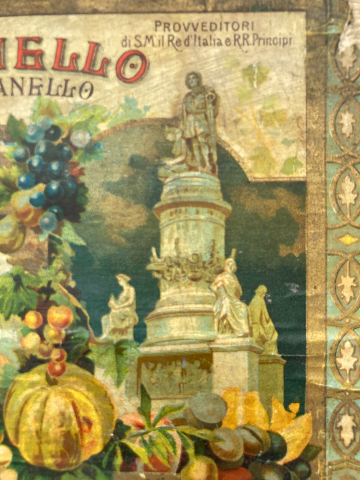Liguria, Genova: Scatola Pubblicitaria Dolciaria Cassanello Con Araldica