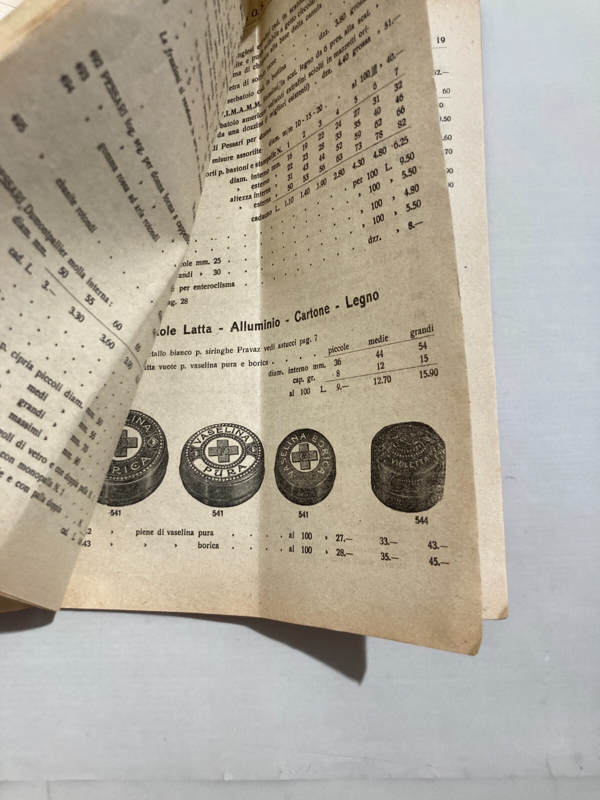 Medicina, Farmacia E Igiene: Catalogo Pubblicitario Marobin, 1922