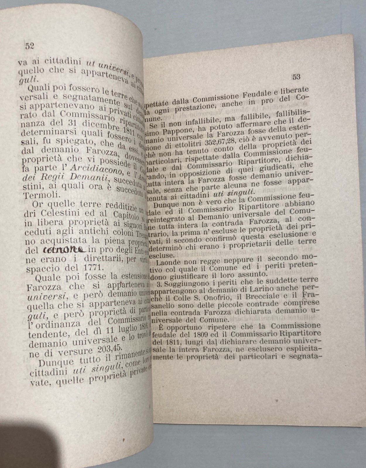 Memoria Giuridica: Molise, Larino, Termoli, Guglionesi