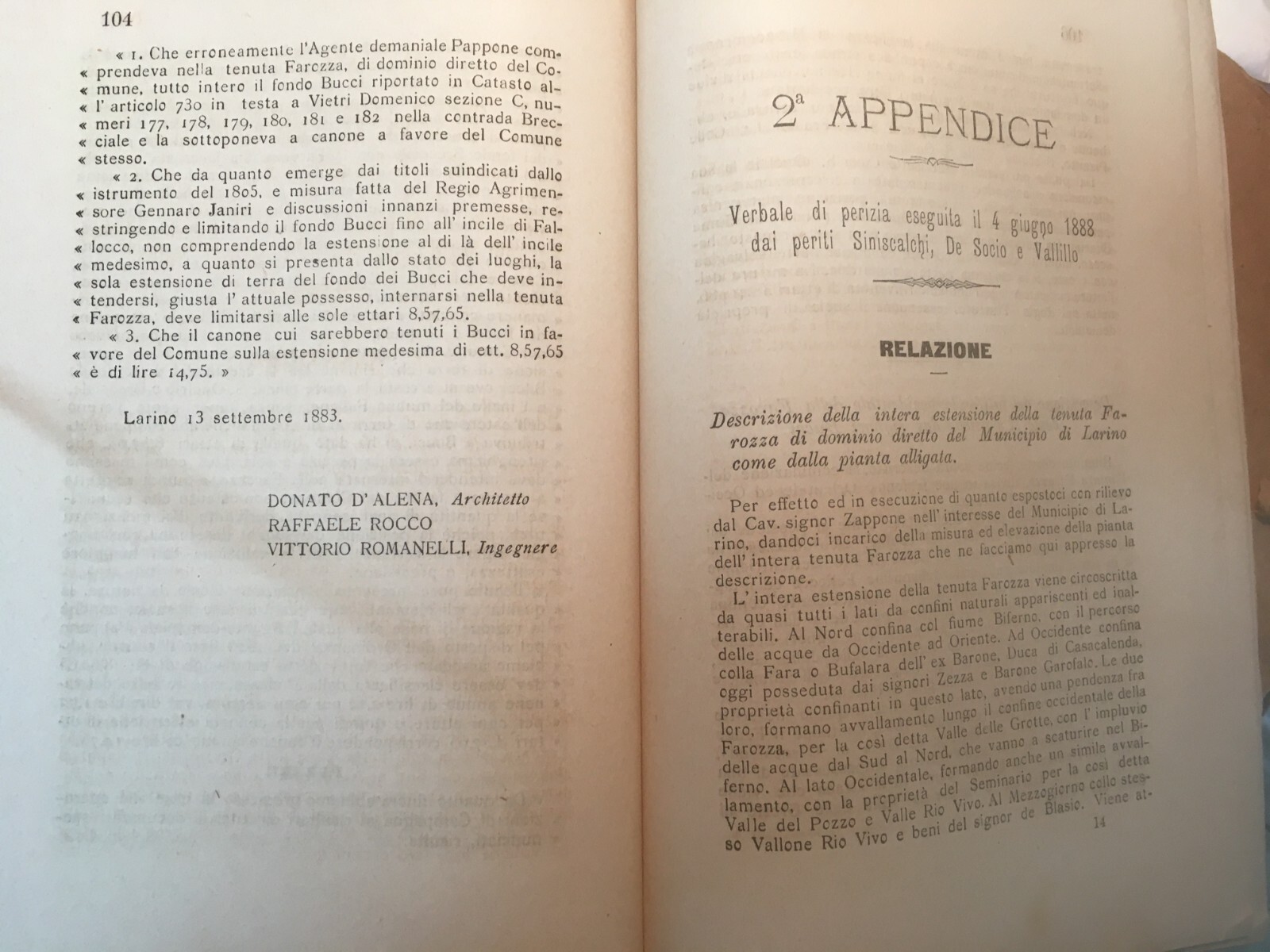 Memoria Giuridica: Molise, Larino, Termoli, Guglionesi