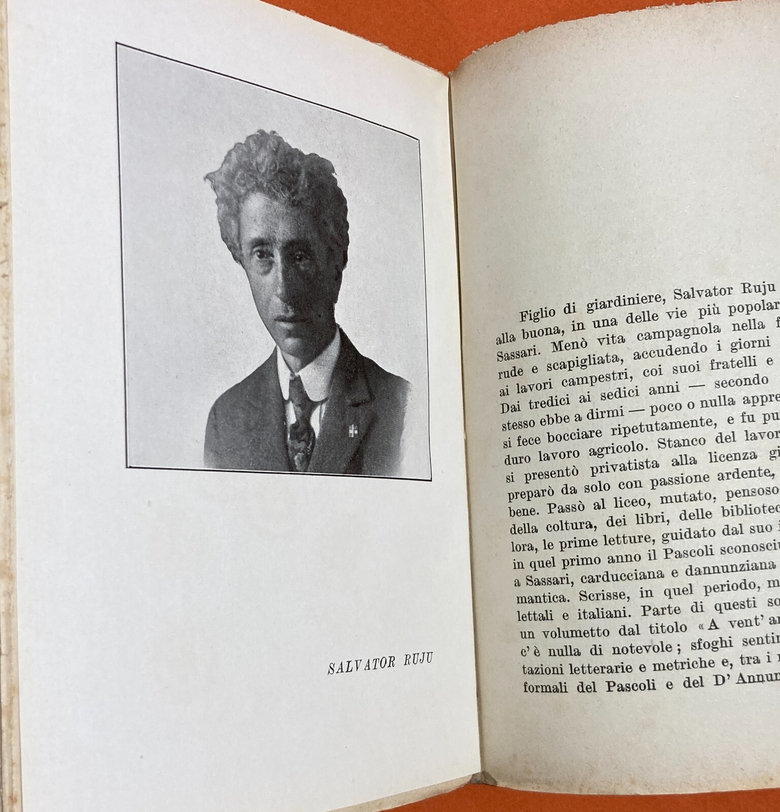 Sardegna: Letteratura E Scrittori. Stanis Ruinas. Campitelli.