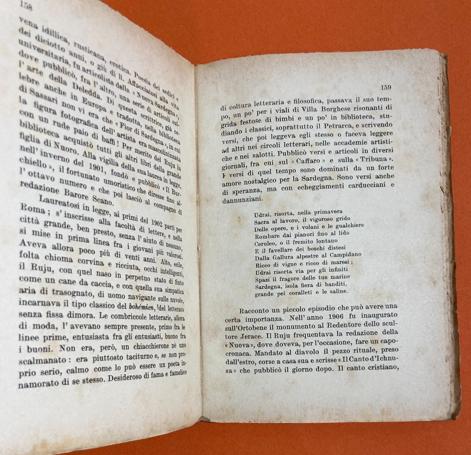 Sardegna: Letteratura E Scrittori. Stanis Ruinas. Campitelli.