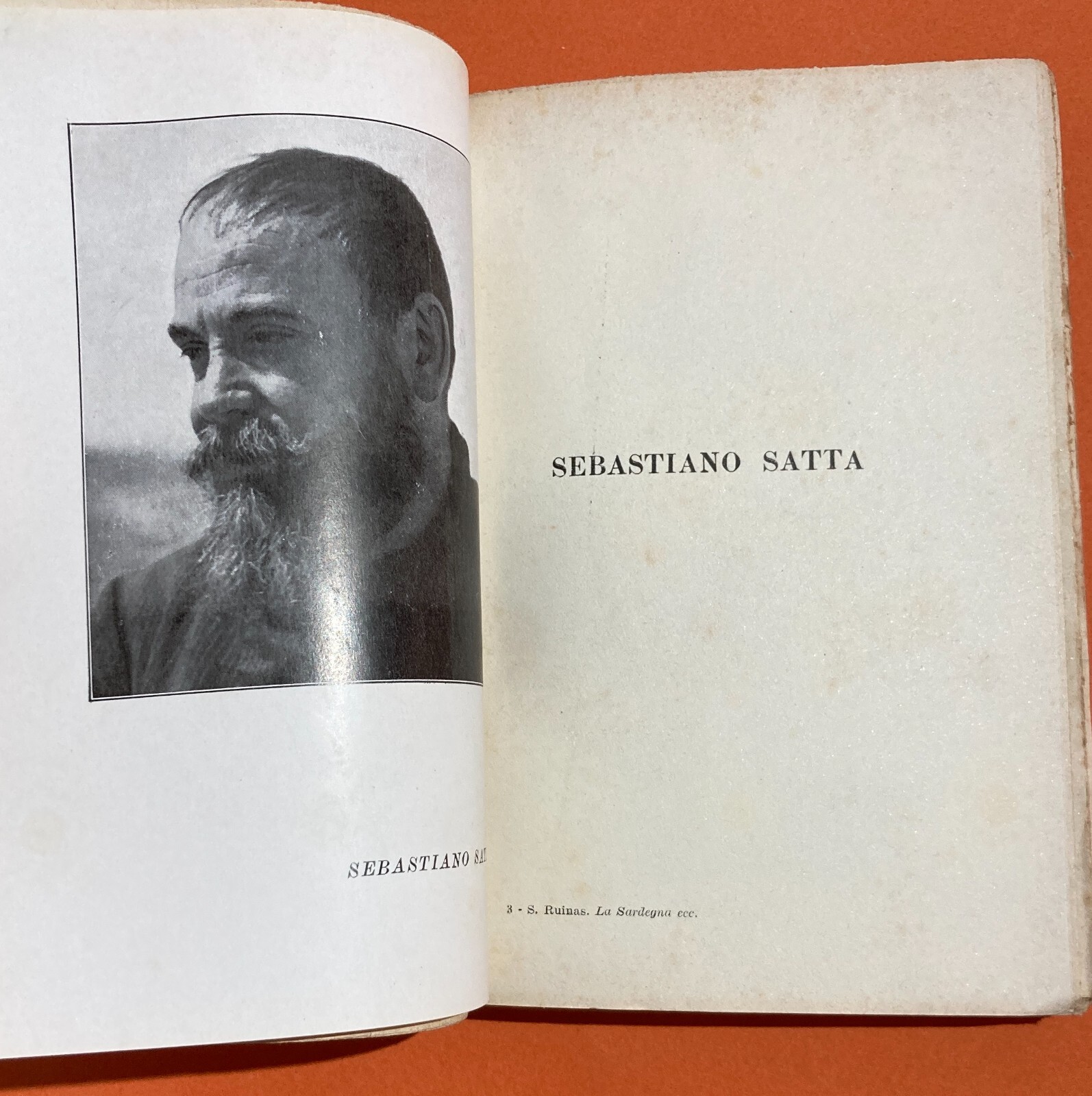 Sardegna: Letteratura E Scrittori. Stanis Ruinas. Campitelli.