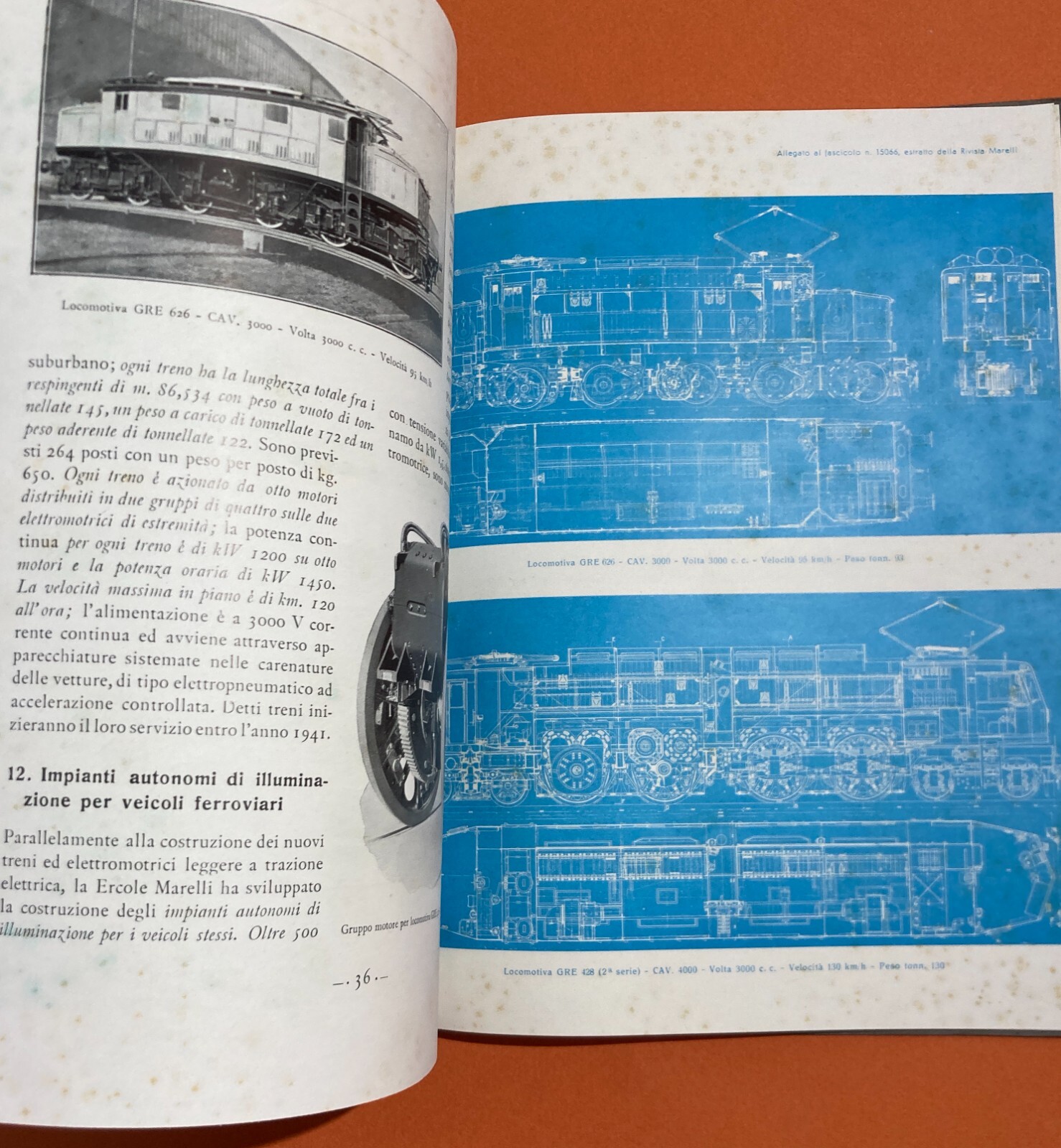 Elettrotecnica, Motori E Meccanica: Ercole Marelli & C., Milano (1941)