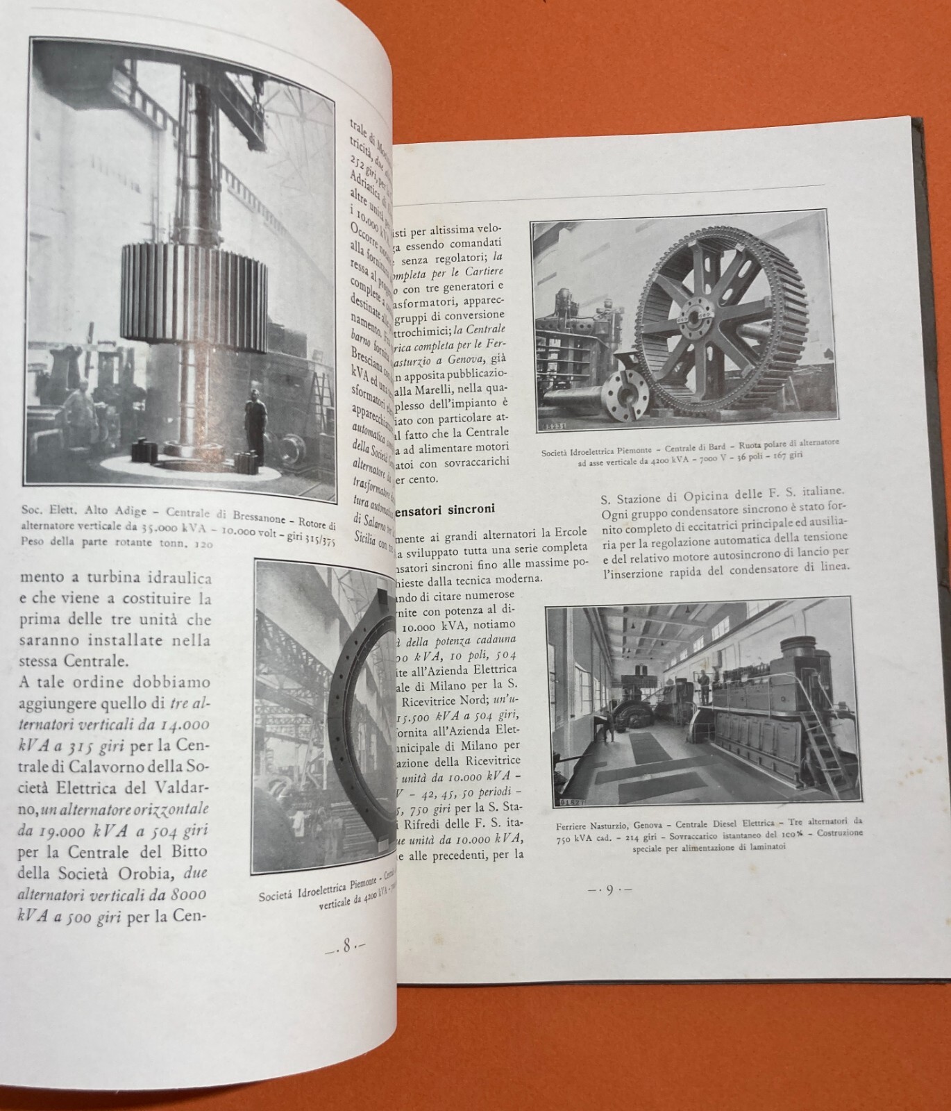 Elettrotecnica, Motori E Meccanica: Ercole Marelli & C., Milano (1941)