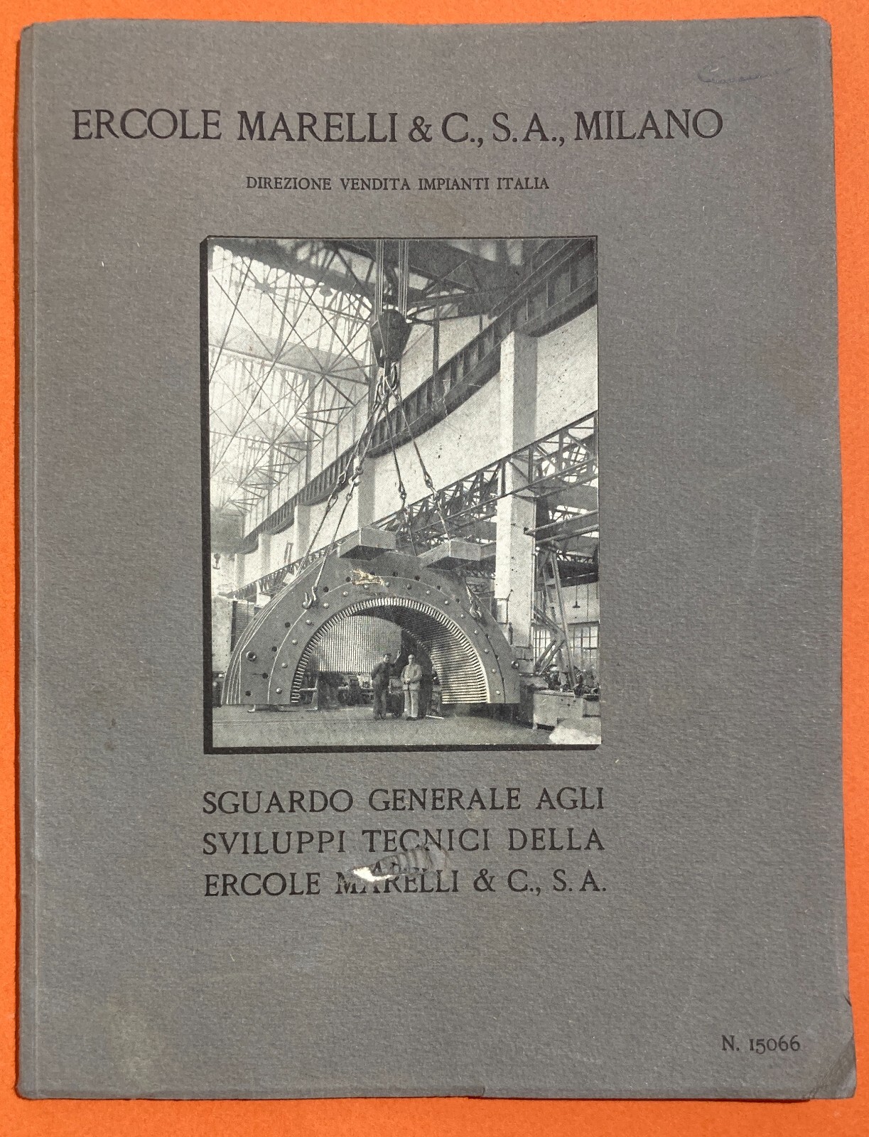 Elettrotecnica, Motori E Meccanica: Ercole Marelli & C., Milano (1941)