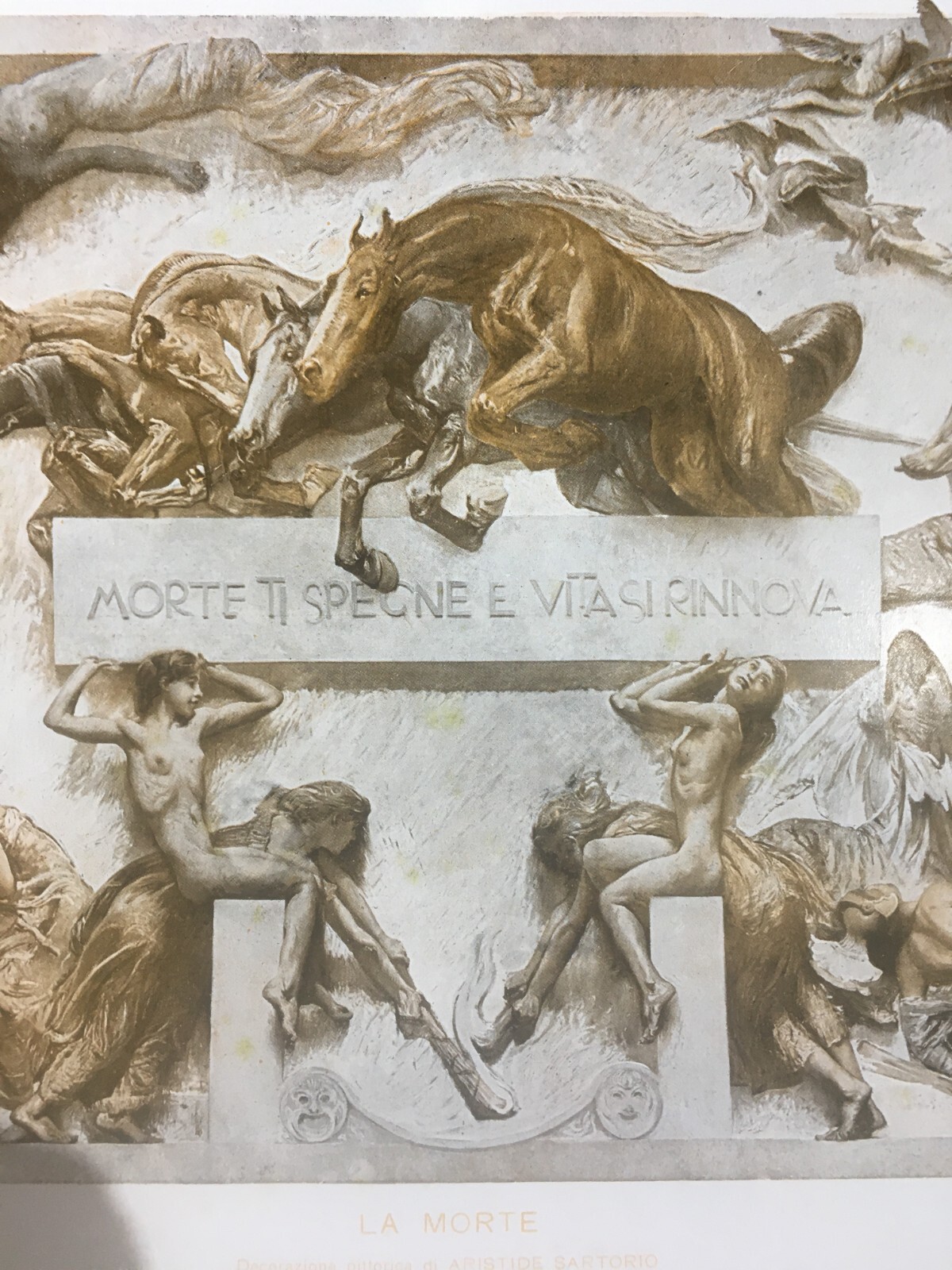 Aristide Sartorio: La Morte. Allegoria Per La Biennale Di Venezia Del 1907