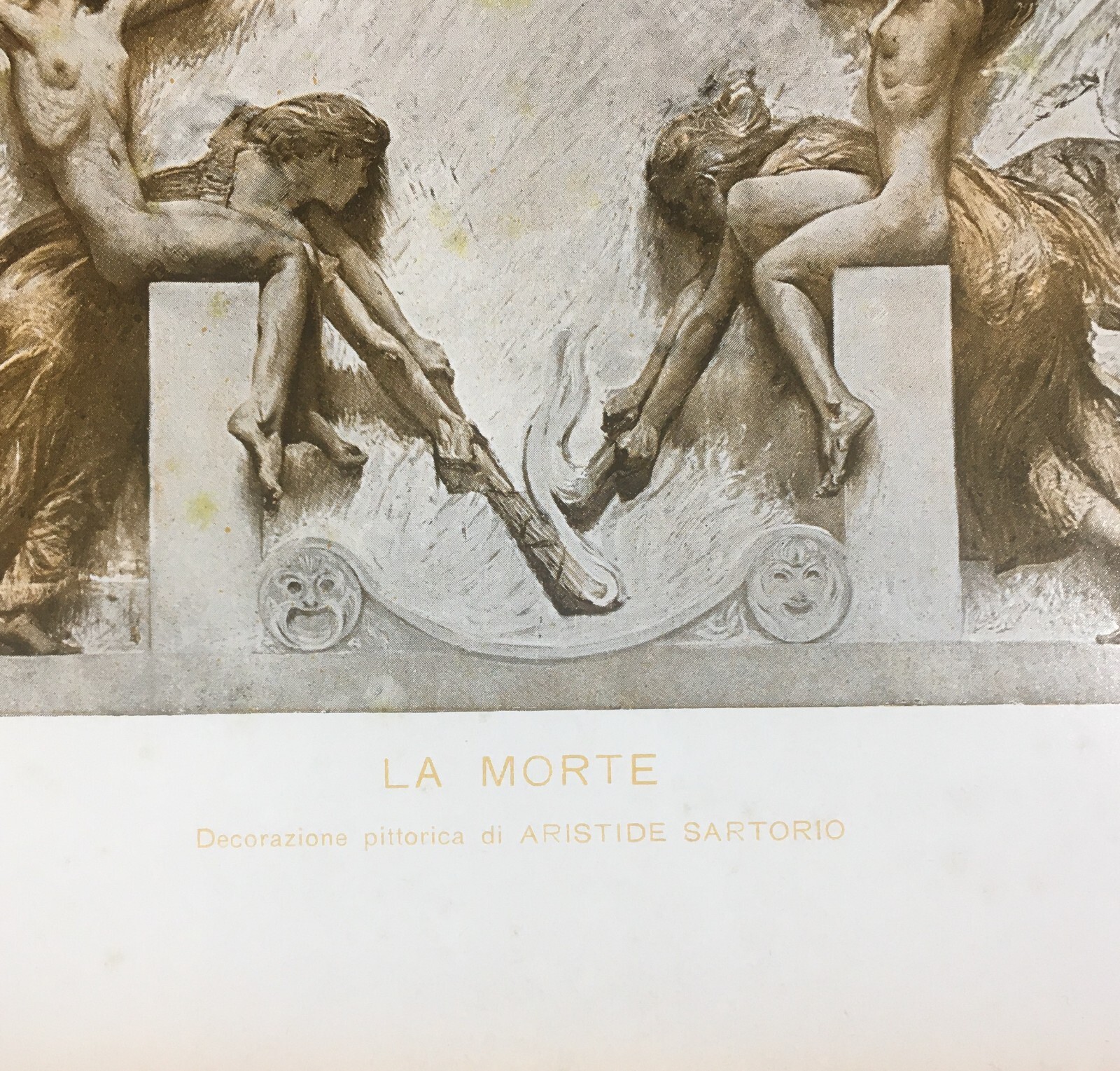 Aristide Sartorio: La Morte. Allegoria Per La Biennale Di Venezia Del 1907