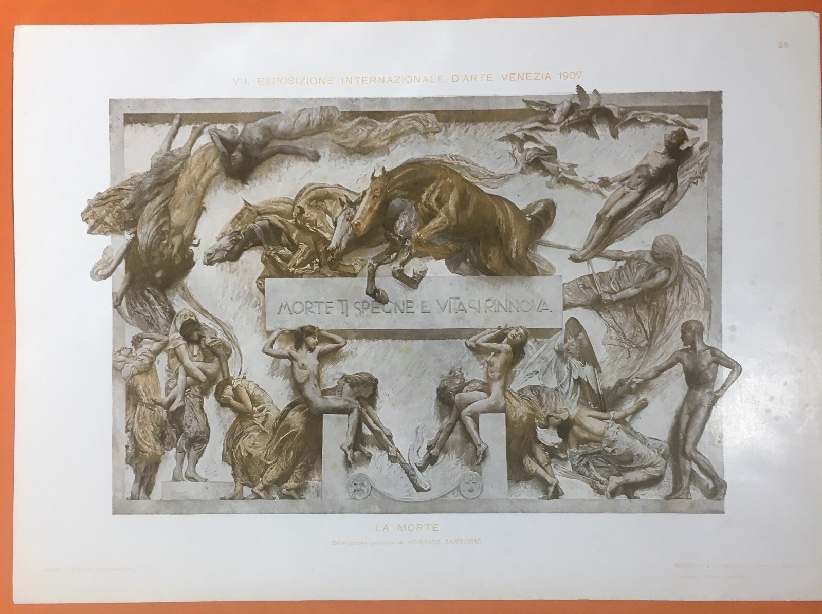 Aristide Sartorio: La Morte. Allegoria Per La Biennale Di Venezia Del 1907