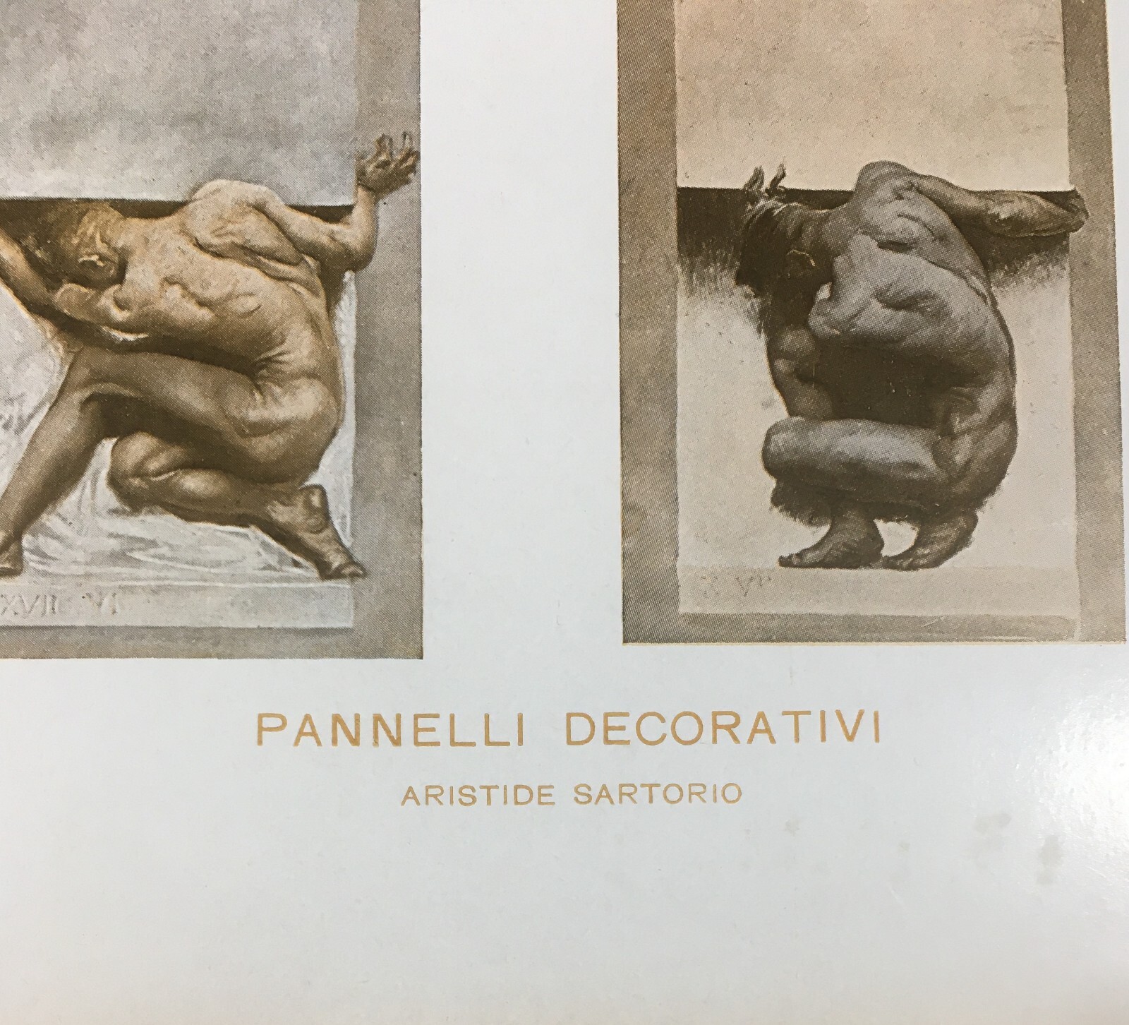 Aristide Sartorio: Pannelli Decorativi, VII Esposizione Di Venezia 1907