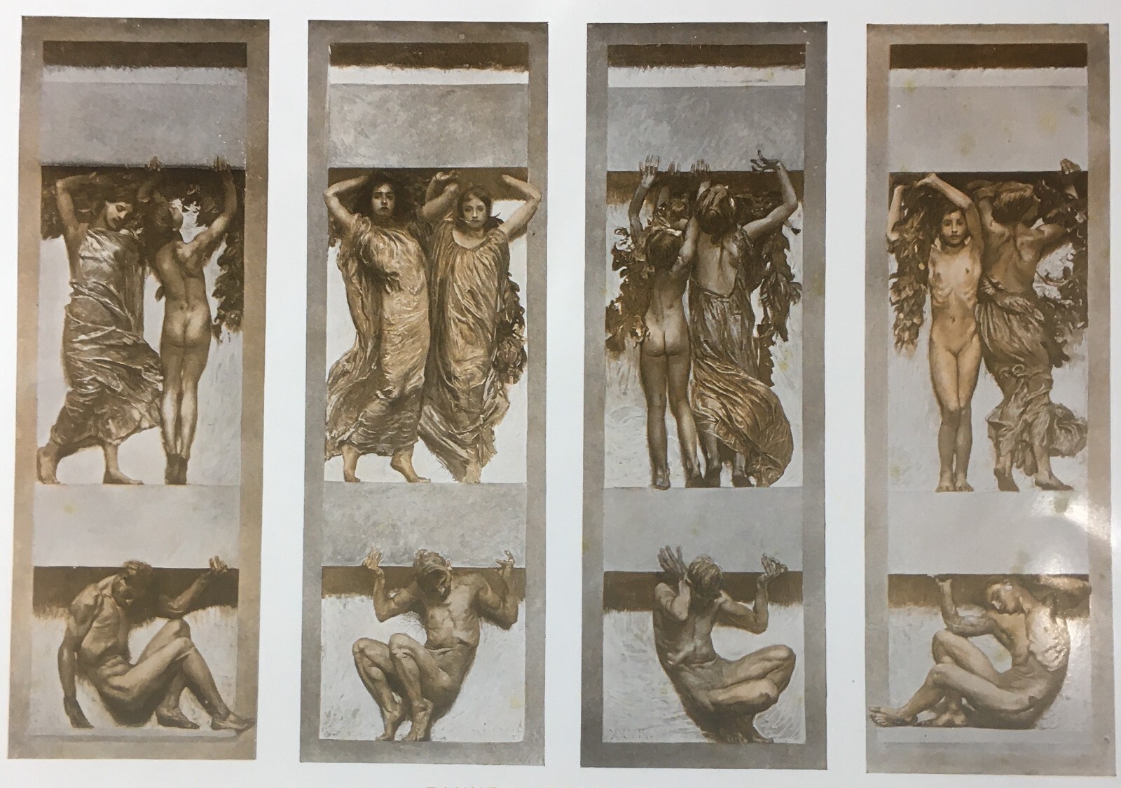 Arte   Simbolismo   Aristide Sartorio   Esposizione Di Venezia 1907   Decorazioni