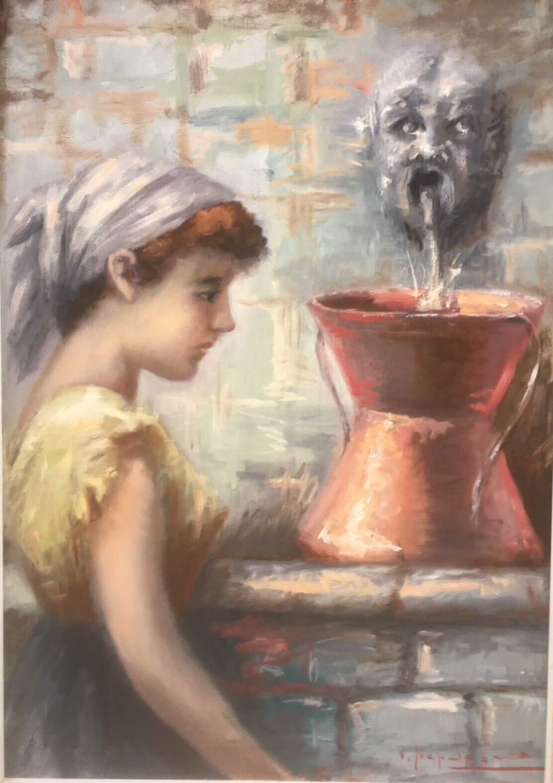 Abruzzo, Pratola Peligna: Arte Contemporanea E Folklore   Dipinto Di Vincenzo Napoleone