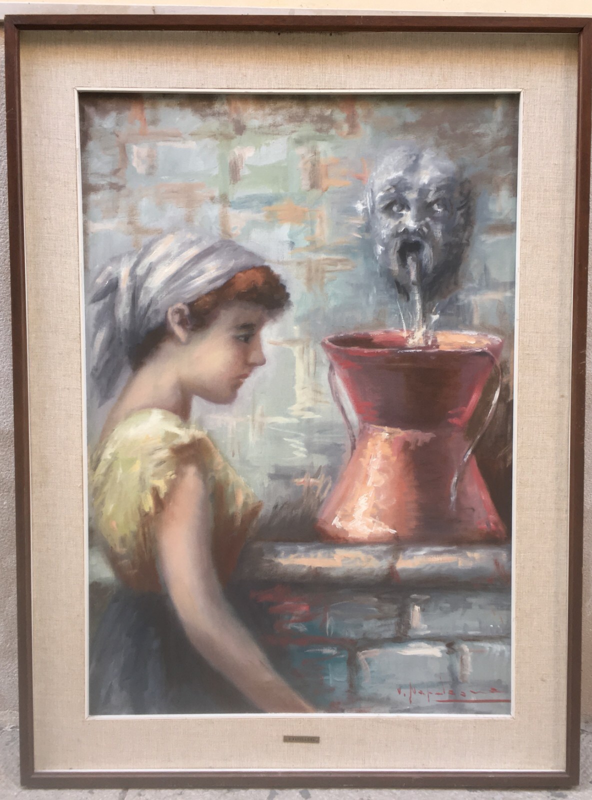 Abruzzo, Pratola Peligna: Arte Contemporanea E Folklore   Dipinto Di Vincenzo Napoleone