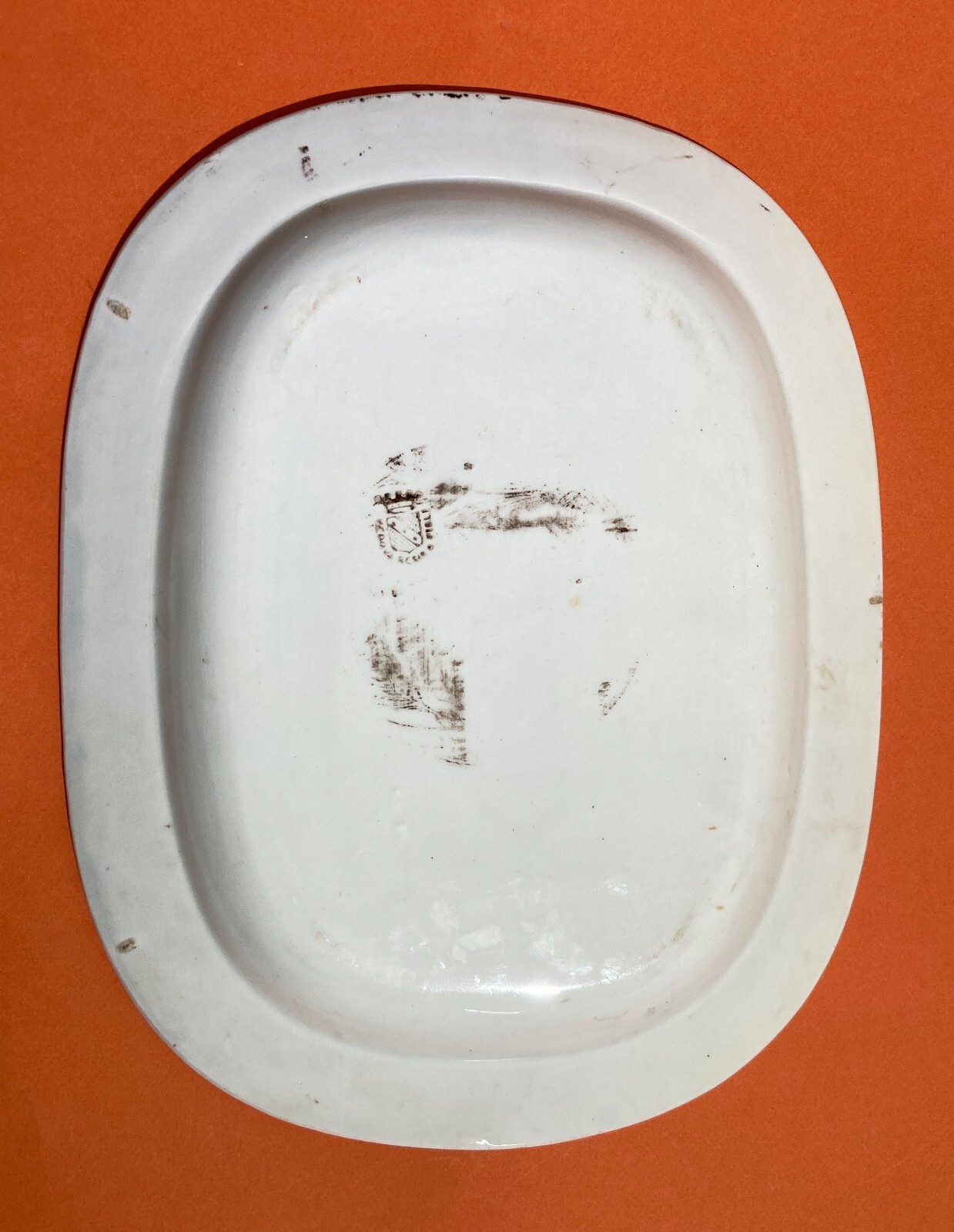 Ceramica Antica Da Collezione   Vedova Besio   Unità d'Italia   Stella E Corona
