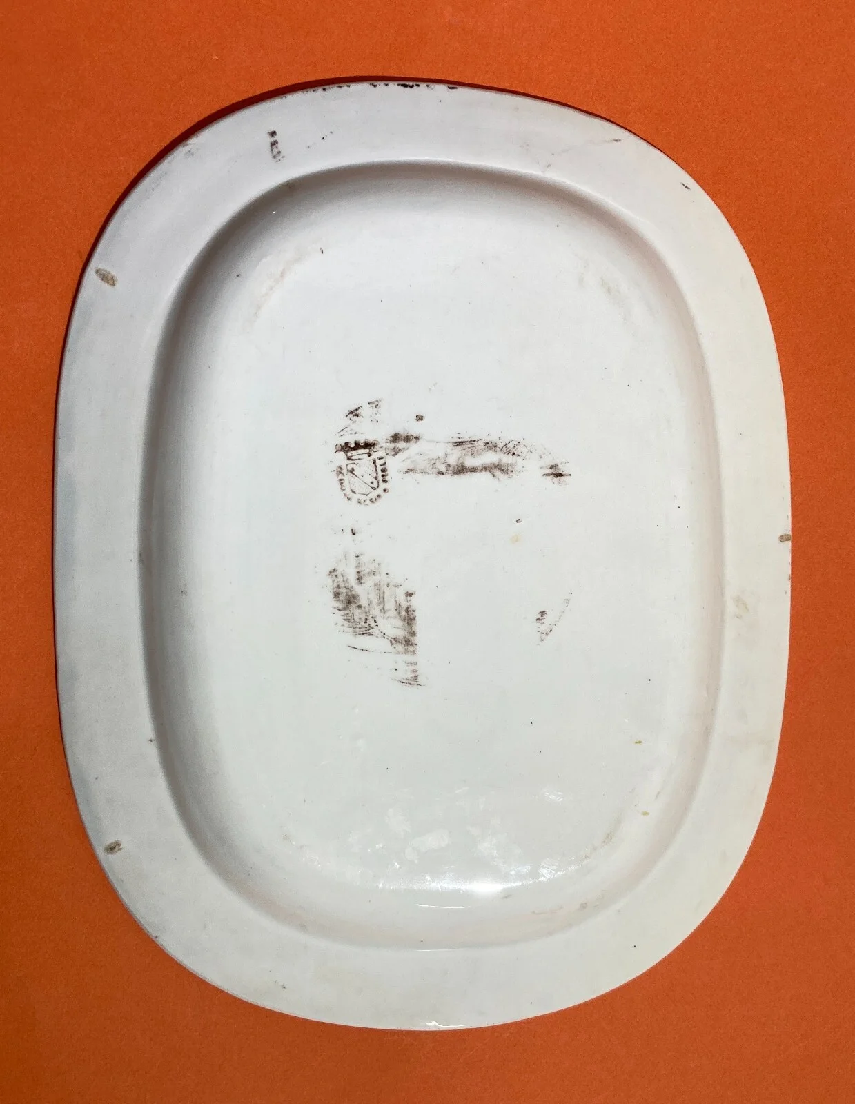 Antique Collectible Ceramic, Vedova Besio, Unification of Italy, Star and Crown