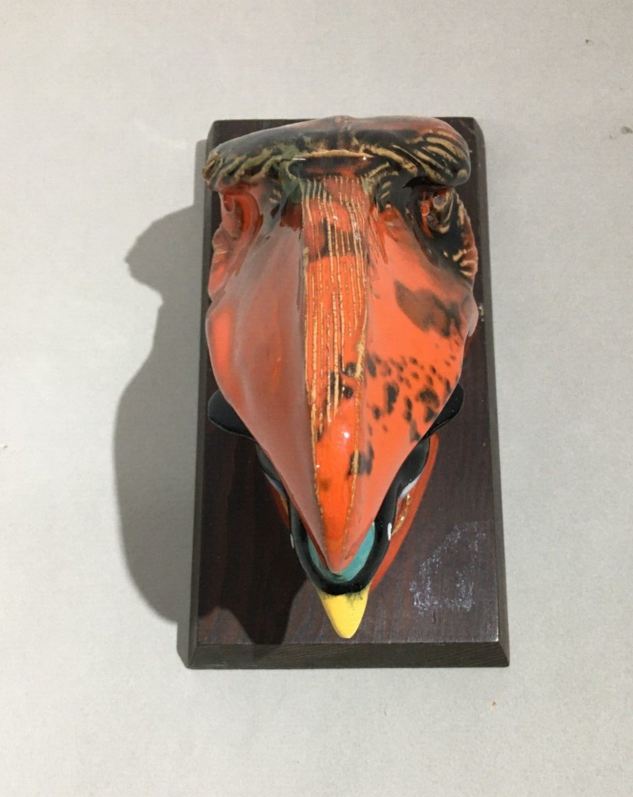 Artistico Soprammobile, Ceramica Policroma, Pinguino, Aviazione, Aeronautica, Rostro