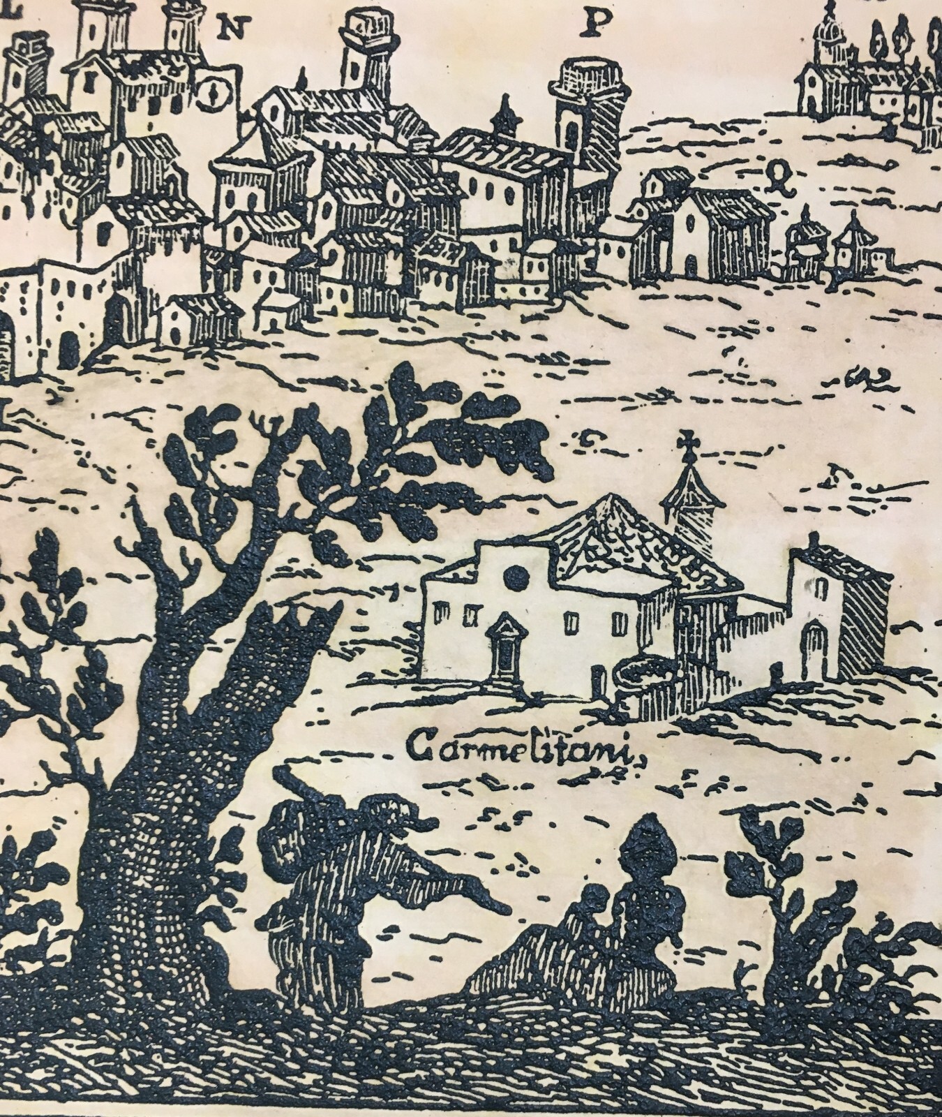 Abruzzo, Lanciano: Grande Veduta. Stampa Da Collezione, Reprint Di Pregio Punzonata
