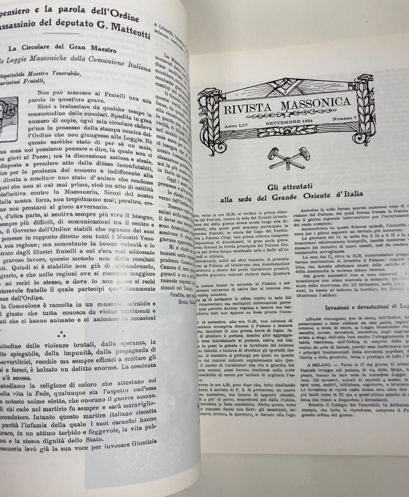 Hiram: Organo Del Grande Oriente d'Italia   Rivista Massonica