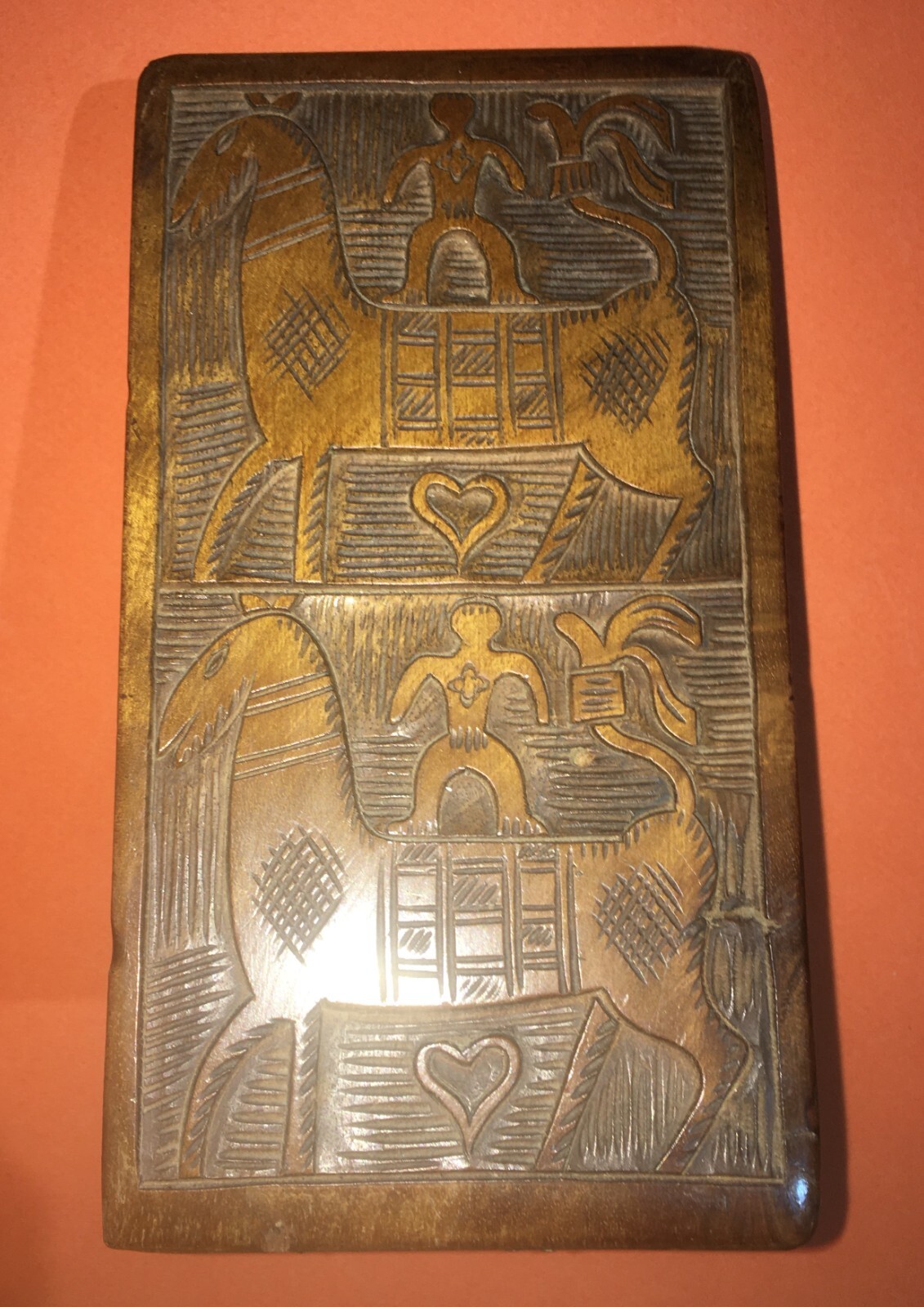 Artistici Poggialibri In Legno Massello Intagliato Con Figure Di Cavalli