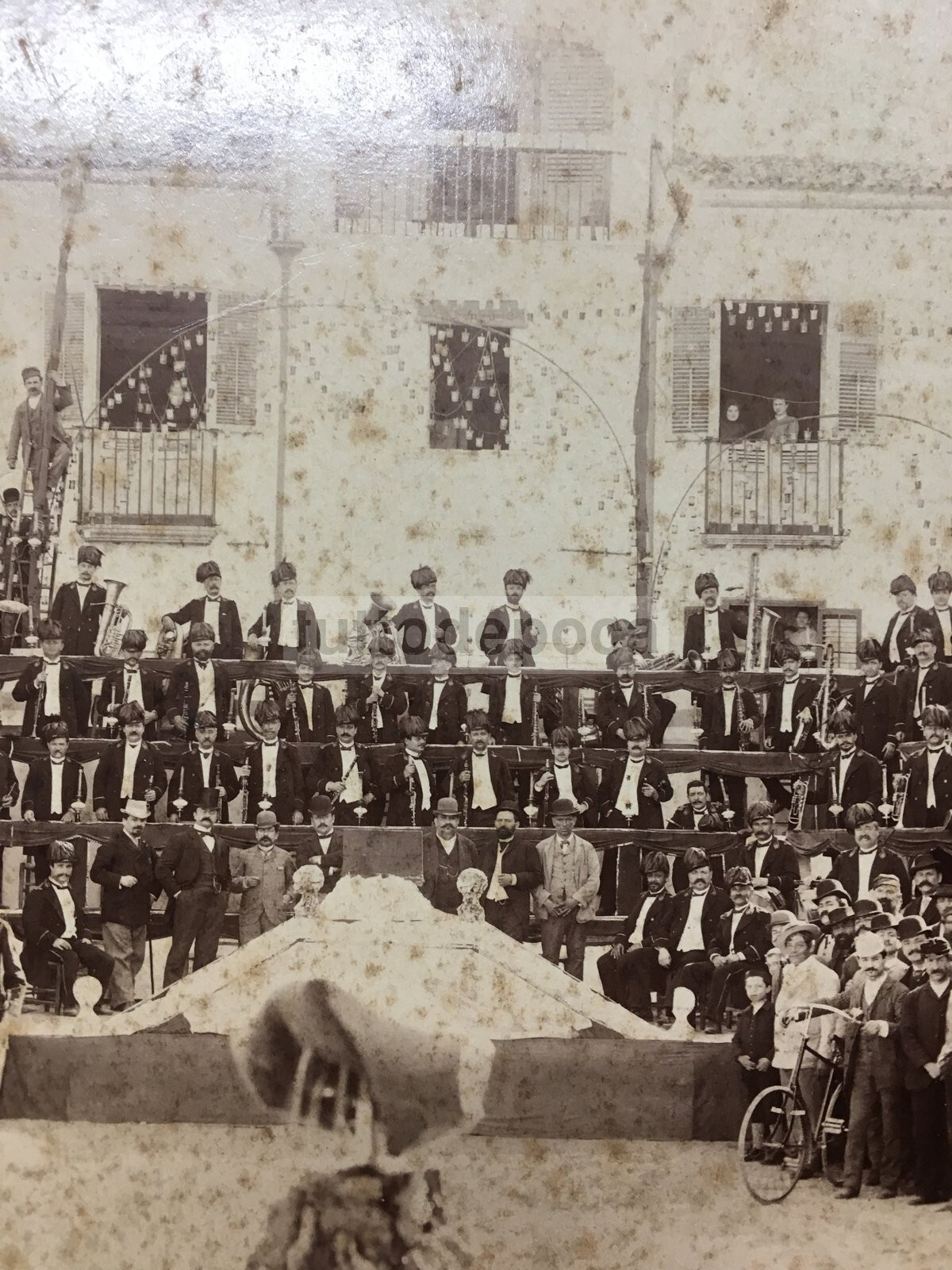 Musica, Bande Musicali, Banda Di Roma, Antica Fotografia Palumbo, Piedimonte d'Alife
