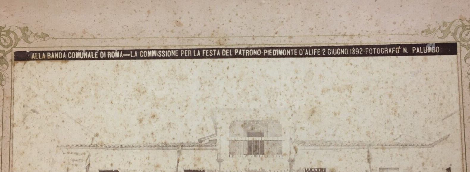Musica, Bande Musicali, Banda Di Roma, Antica Fotografia Palumbo, Piedimonte d'Alife