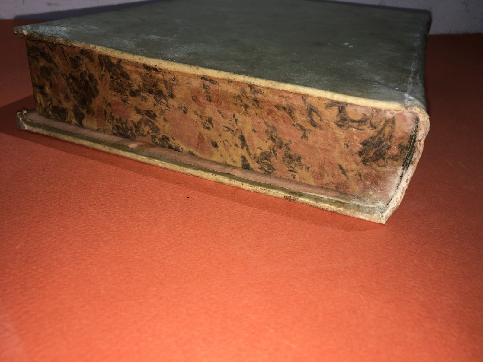 Antica Legatura: Scatola Finto Libro In Pergamena Del XVIII Secolo