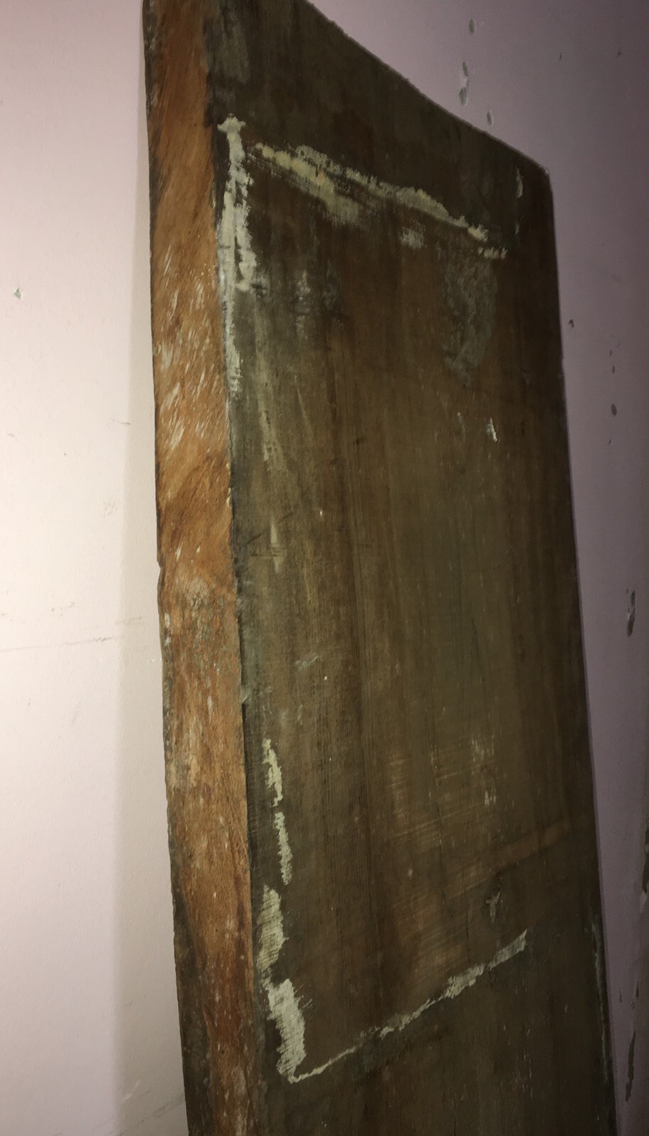 Grande Tavolone In Legno Massiccio Antico Per Ebanisteria