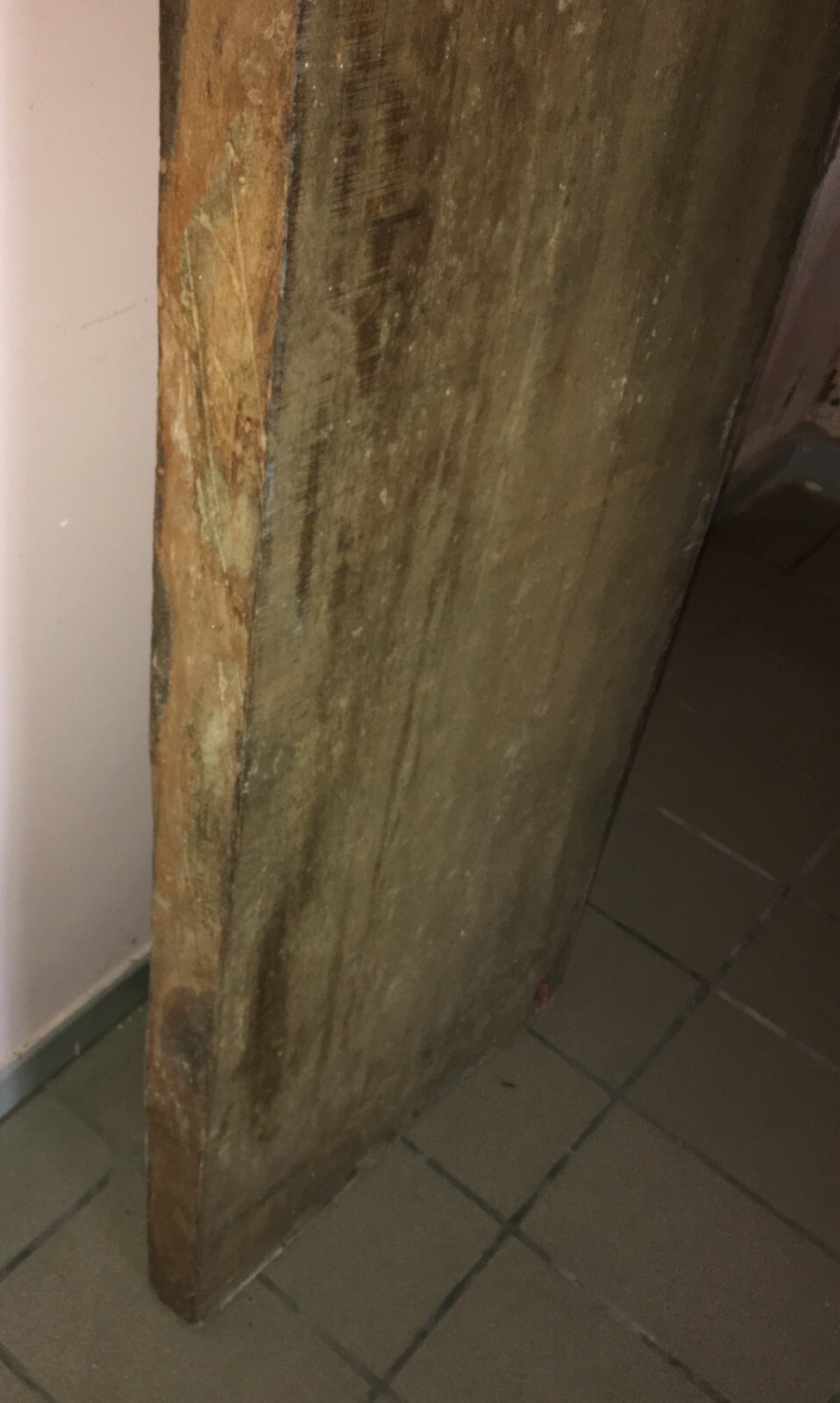 Grande Tavolone In Legno Massiccio Antico Per Ebanisteria