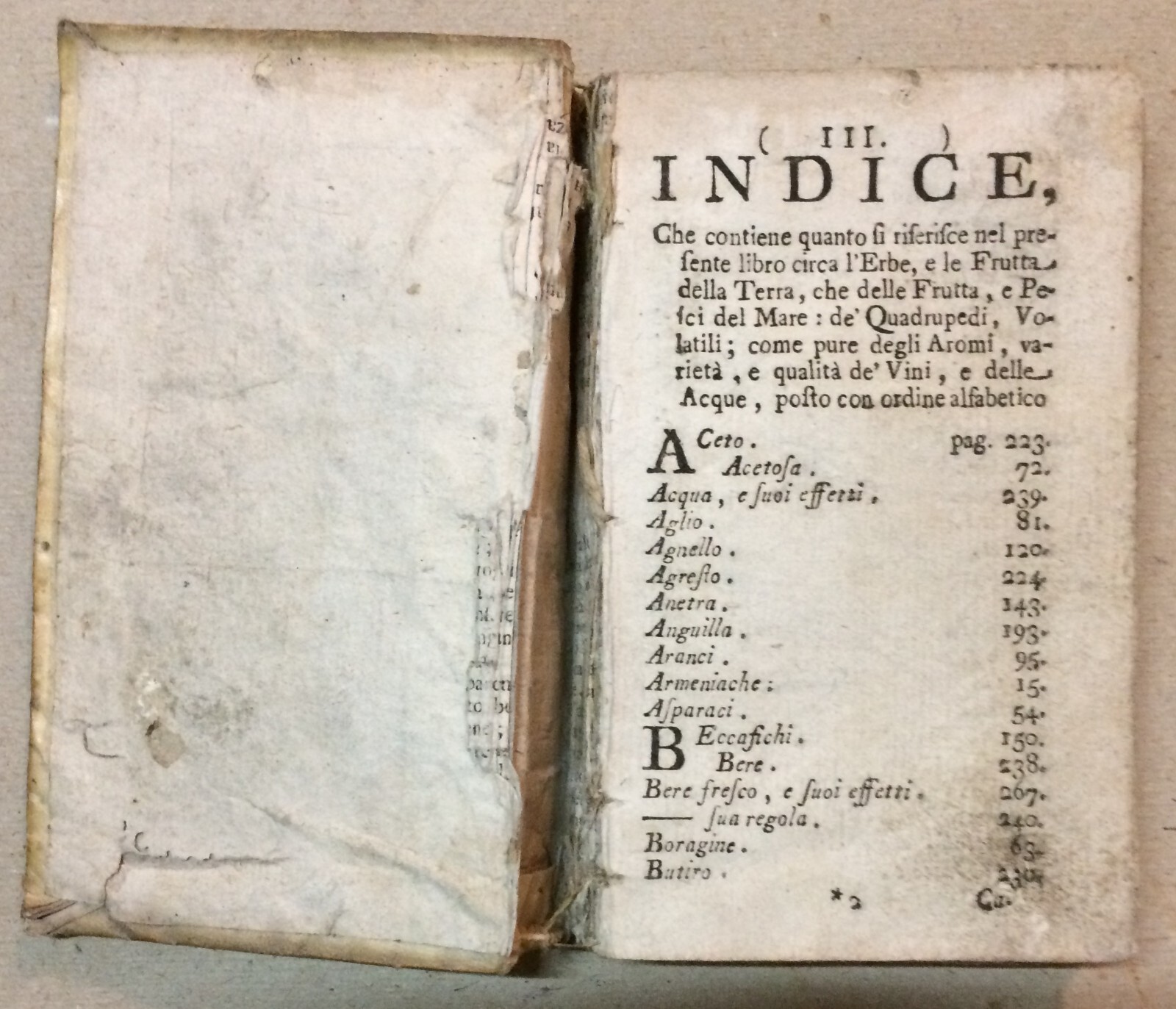 Cucina E Medicina   Proprietà Medicinali Degli Alimenti   Antica Edizione Del 1782