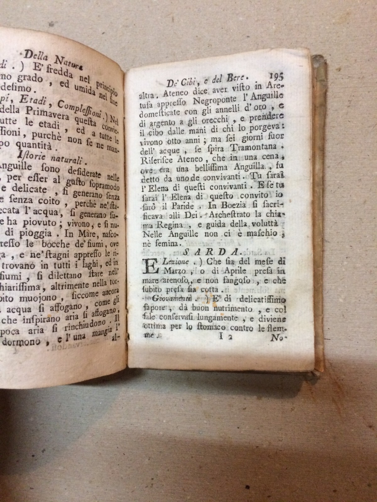 Cucina E Medicina   Proprietà Medicinali Degli Alimenti   Antica Edizione Del 1782