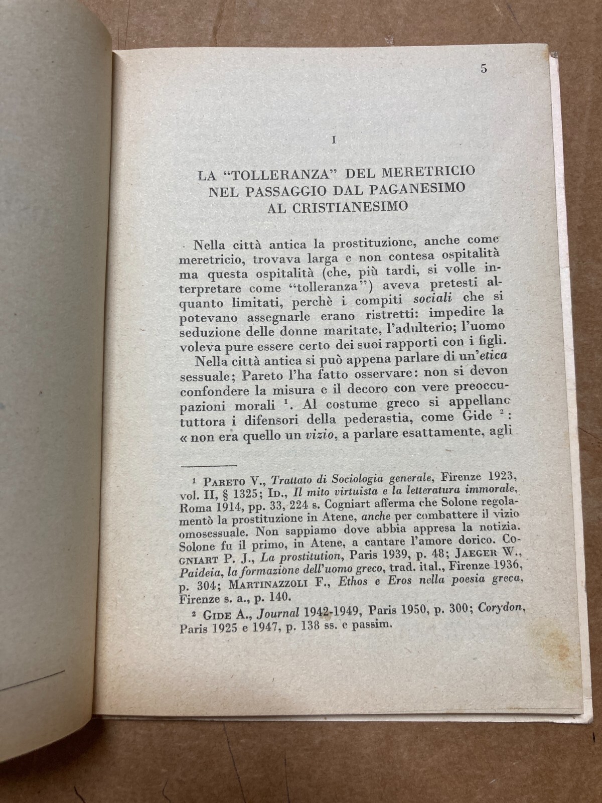 Prostituzione, Case Chiuse, Tolleranza, Malattie Veneree, Abolizionismo. Scremin, 1952