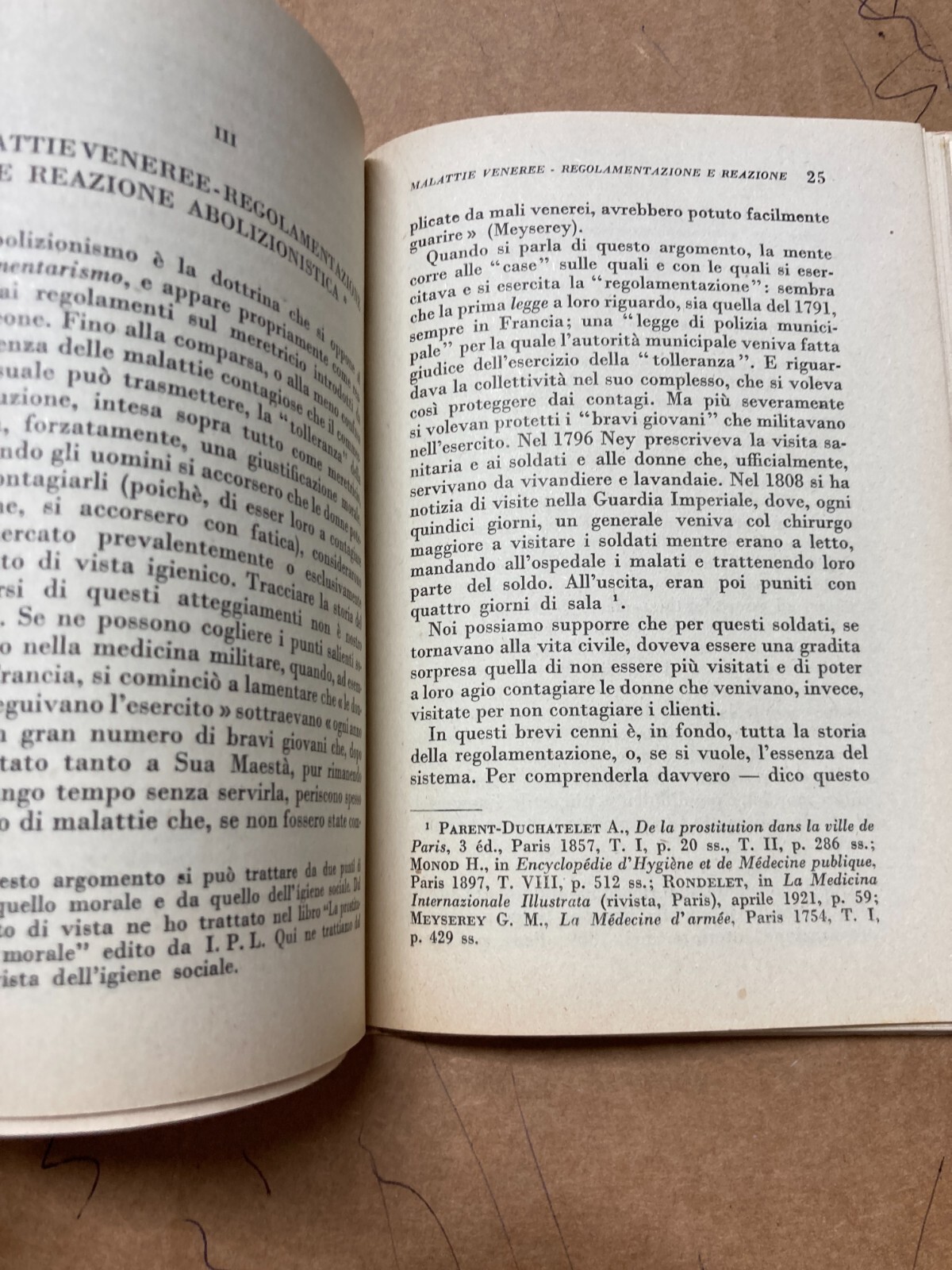 Prostituzione, Case Chiuse, Tolleranza, Malattie Veneree, Abolizionismo. Scremin, 1952