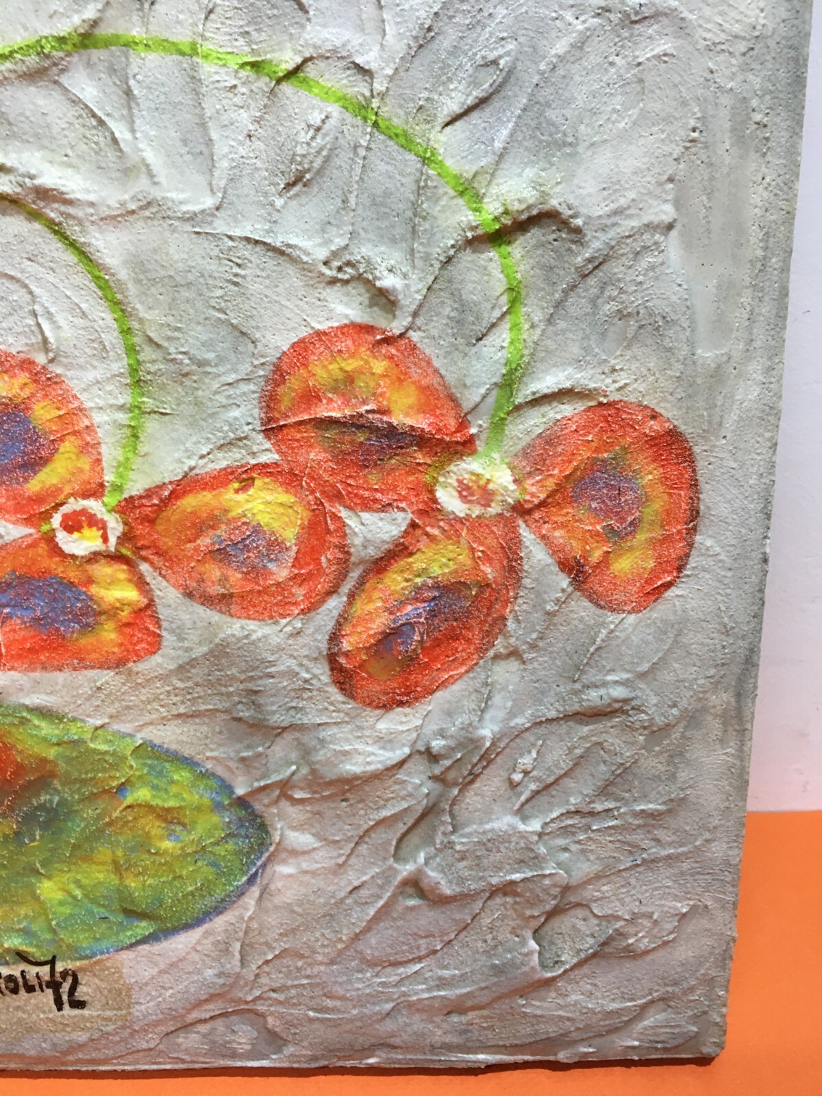 Arte: Piacevole Opera d'Arte, Soggetto Floreale Con Vasi O Bottiglie, Bartoli, 1972