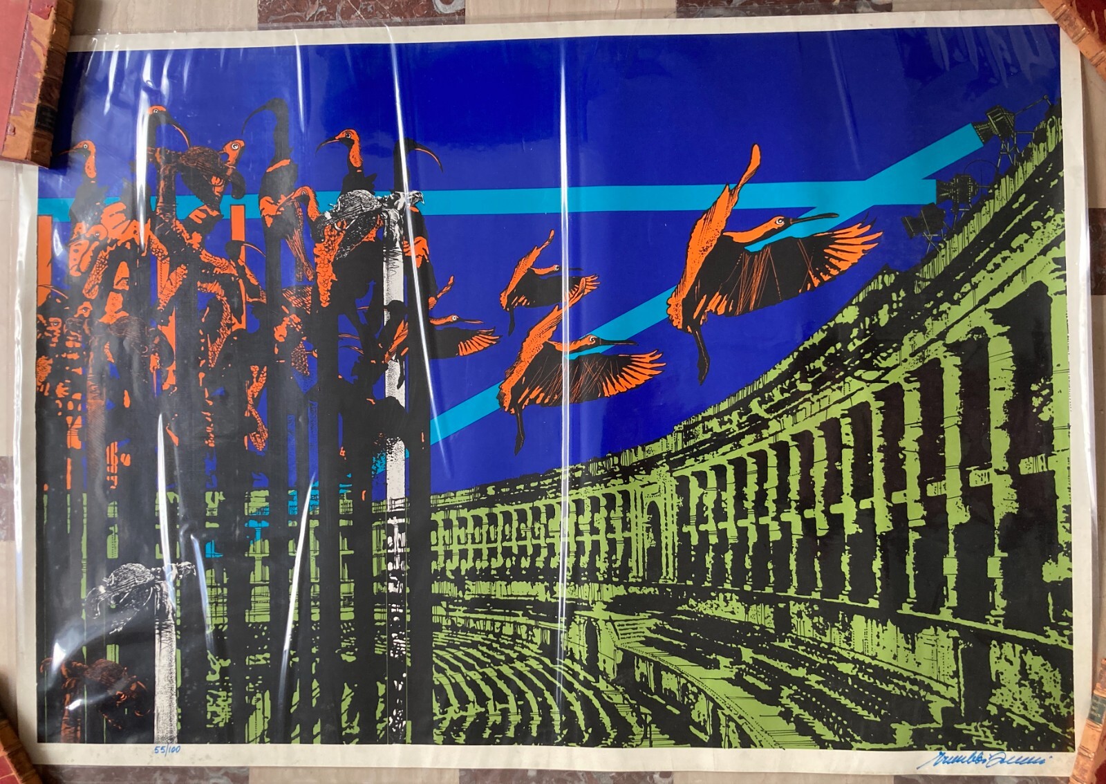 Arte Moderna: Grafica Di Valeriano Trubbiani, Serigrafia Numerata