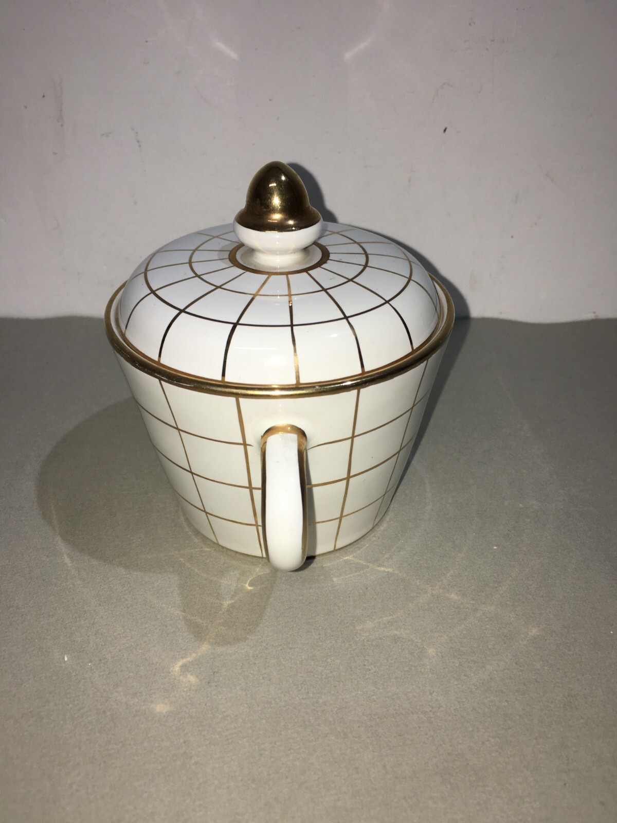 Elegante Zuccheriera In Ceramica, Sesto Fiorentino (Gusto Giò Ponti)
