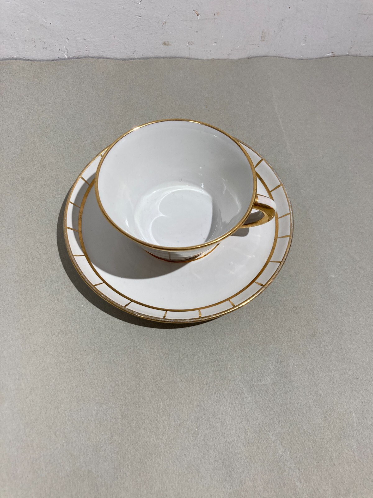 Ceramiche Fiorentine   Sesto Fiorentino   Tazzina Con Piattino   Gusto Giò Ponti   Metà XX Secolo