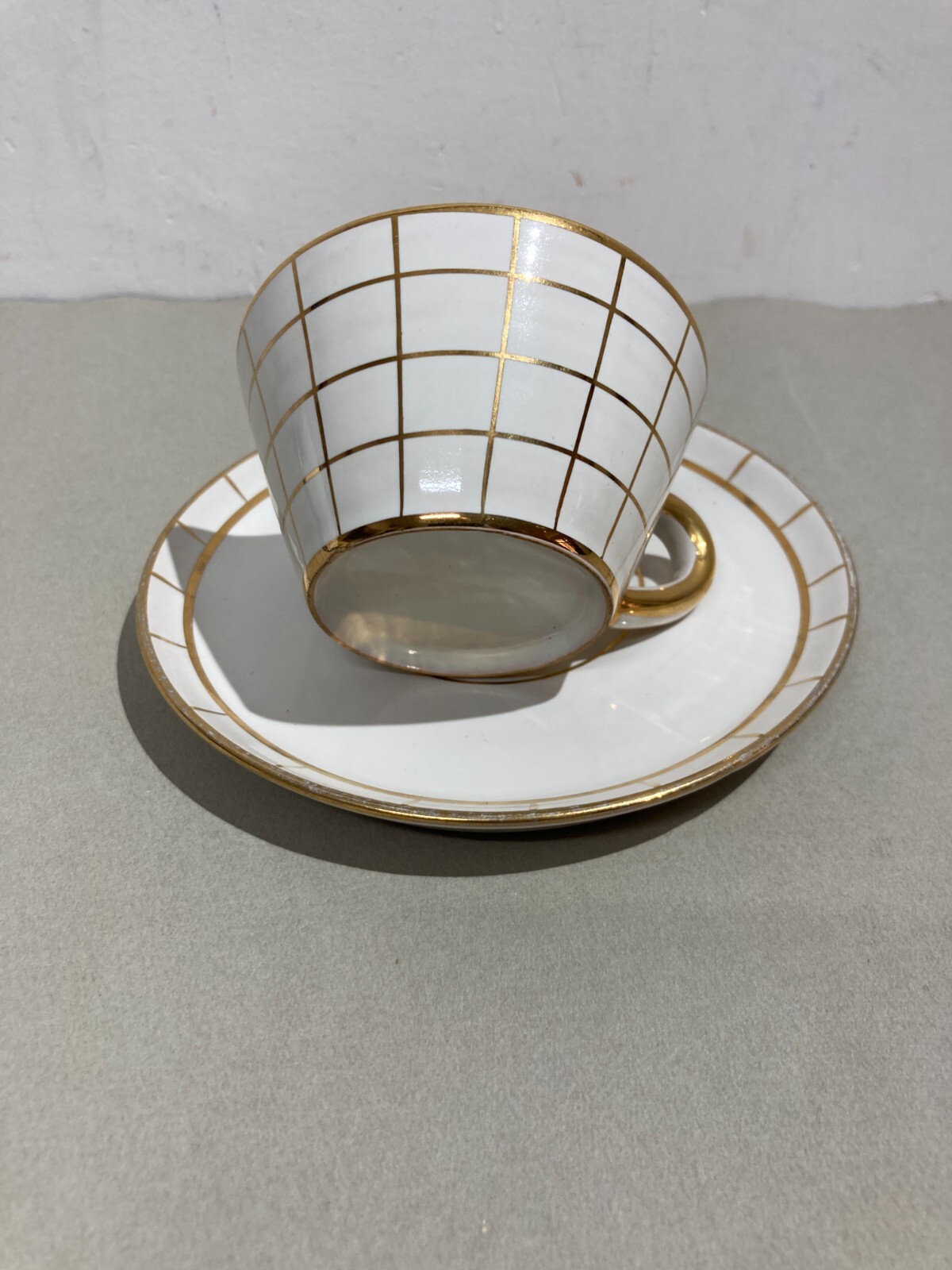 Ceramiche Fiorentine   Sesto Fiorentino   Tazzina Con Piattino   Gusto Giò Ponti   Metà XX Secolo