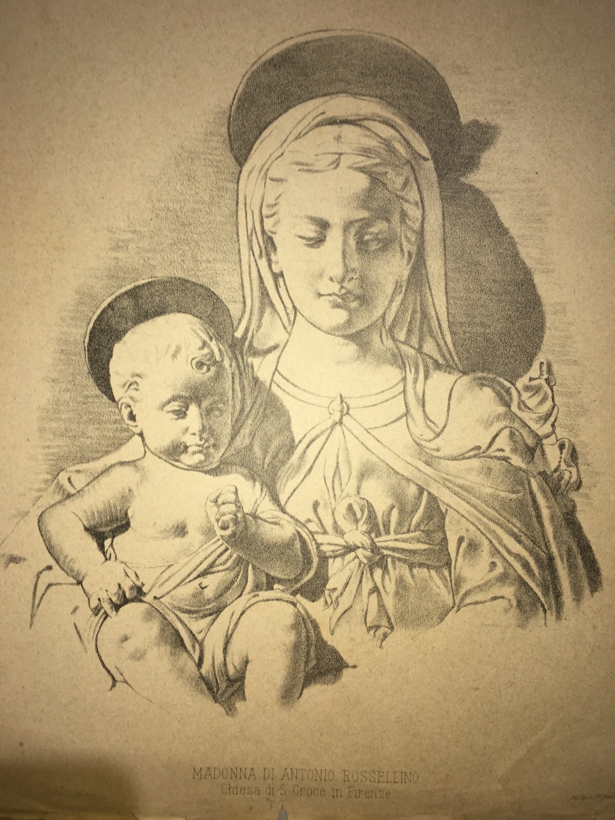Arte, Figura Devozionale, Antonio Rossellino, Madonna Con Bambino, Firenze, Santa Croce