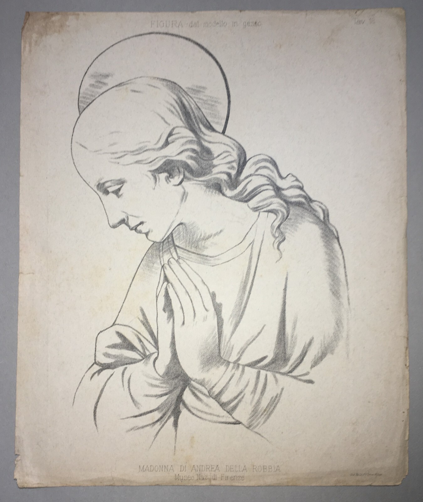Figura Devozionale Di Andrea Della Robbia, Madonna, Firenze, Museo Nazionale