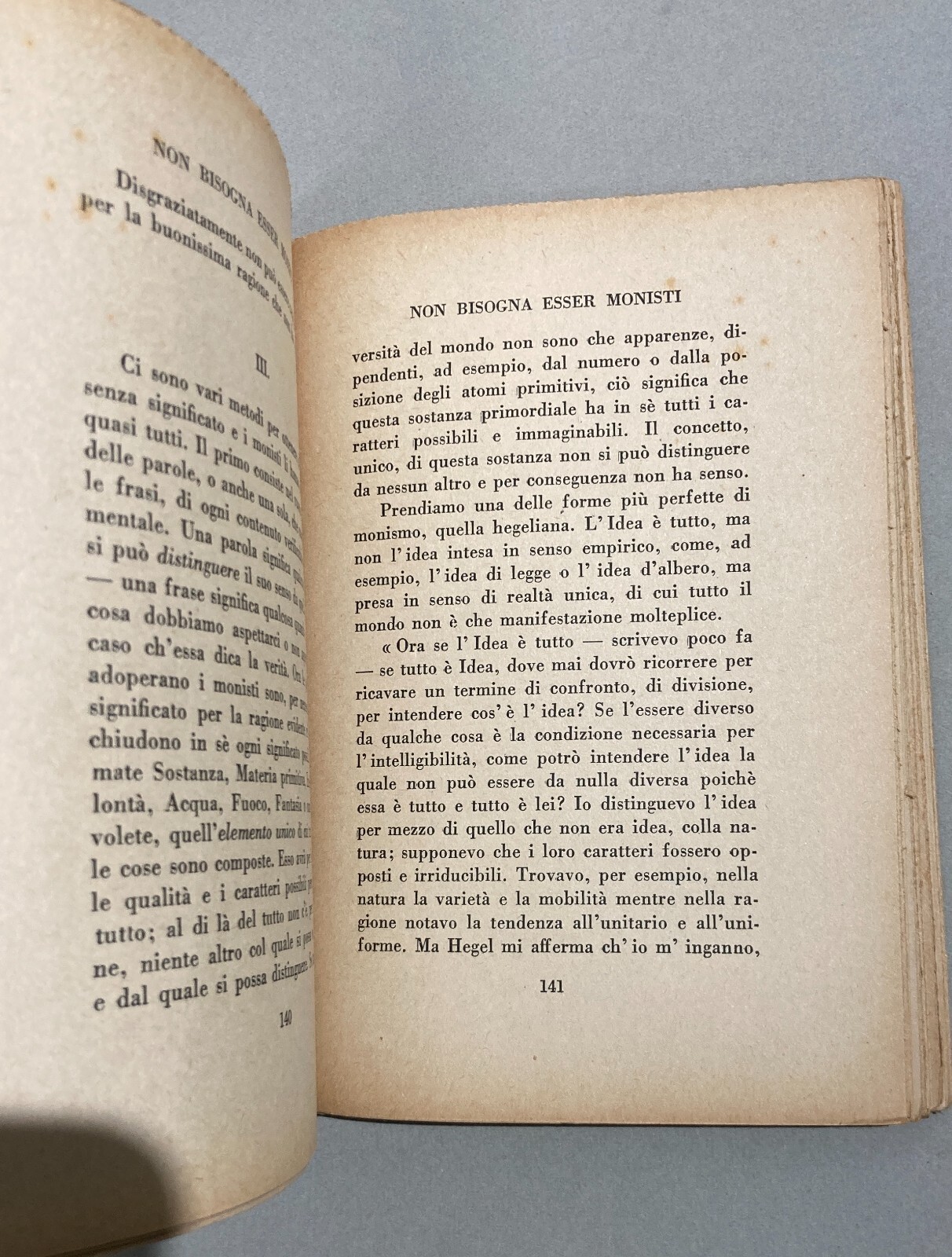 Filosofia, Pragmatismo, Monismo E Politica: Antica Edizione Di Giovanni Papini, 1943