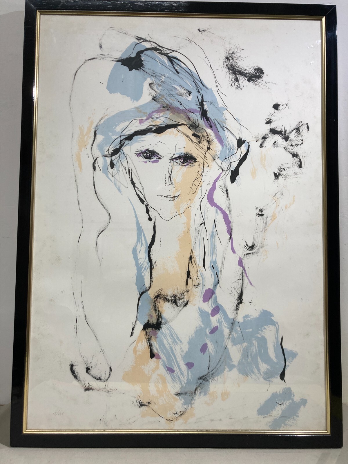 Ernesto Treccani: Ritratto Femminile, Grafica d'Autore Contemporanea