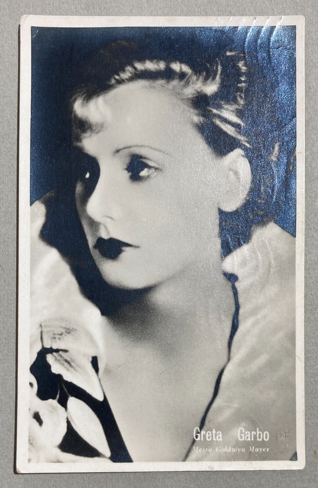 Cinema   Attori Celebri   Attrice Greta Garbo   Cartolina Fotografica d'Epoca   1933