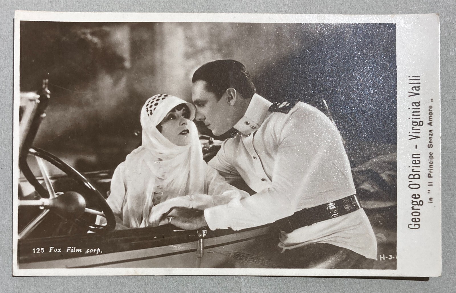 Cinema   Attori Celebri   George O'Brien   Virginia Valli   Antica Fotocartolina   Fox Film