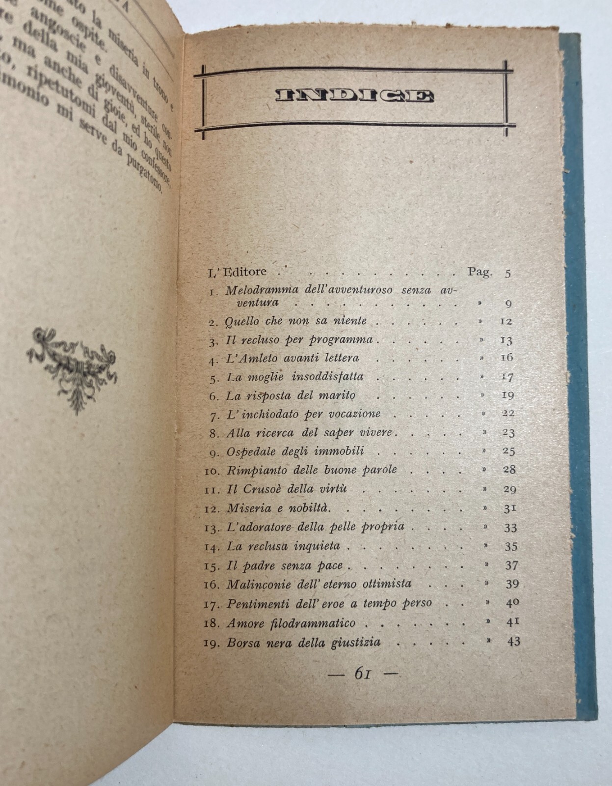 Breviario Di Uno Scalognato   De Zuniga   Edizione Metà '900   Roma