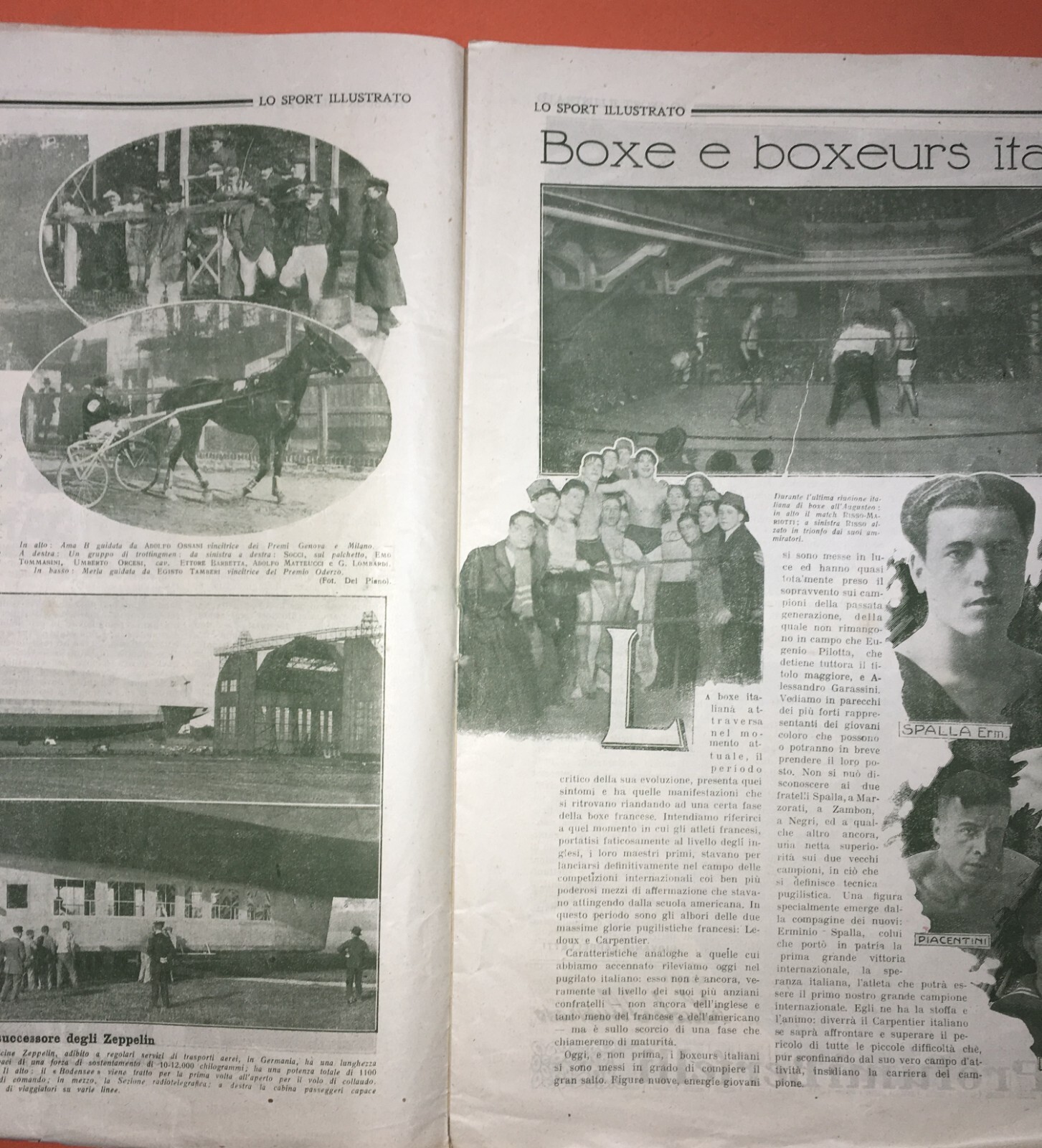 Lo Sport Illustrato: Calcio, Boxe, Atletica, Militaria. Gara Milano E Casale Alessandria, 1919