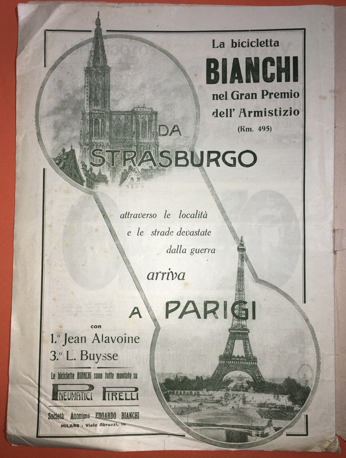 Lo Sport Illustrato: Calcio, Boxe, Atletica, Militaria. Gara Milano E Casale Alessandria, 1919